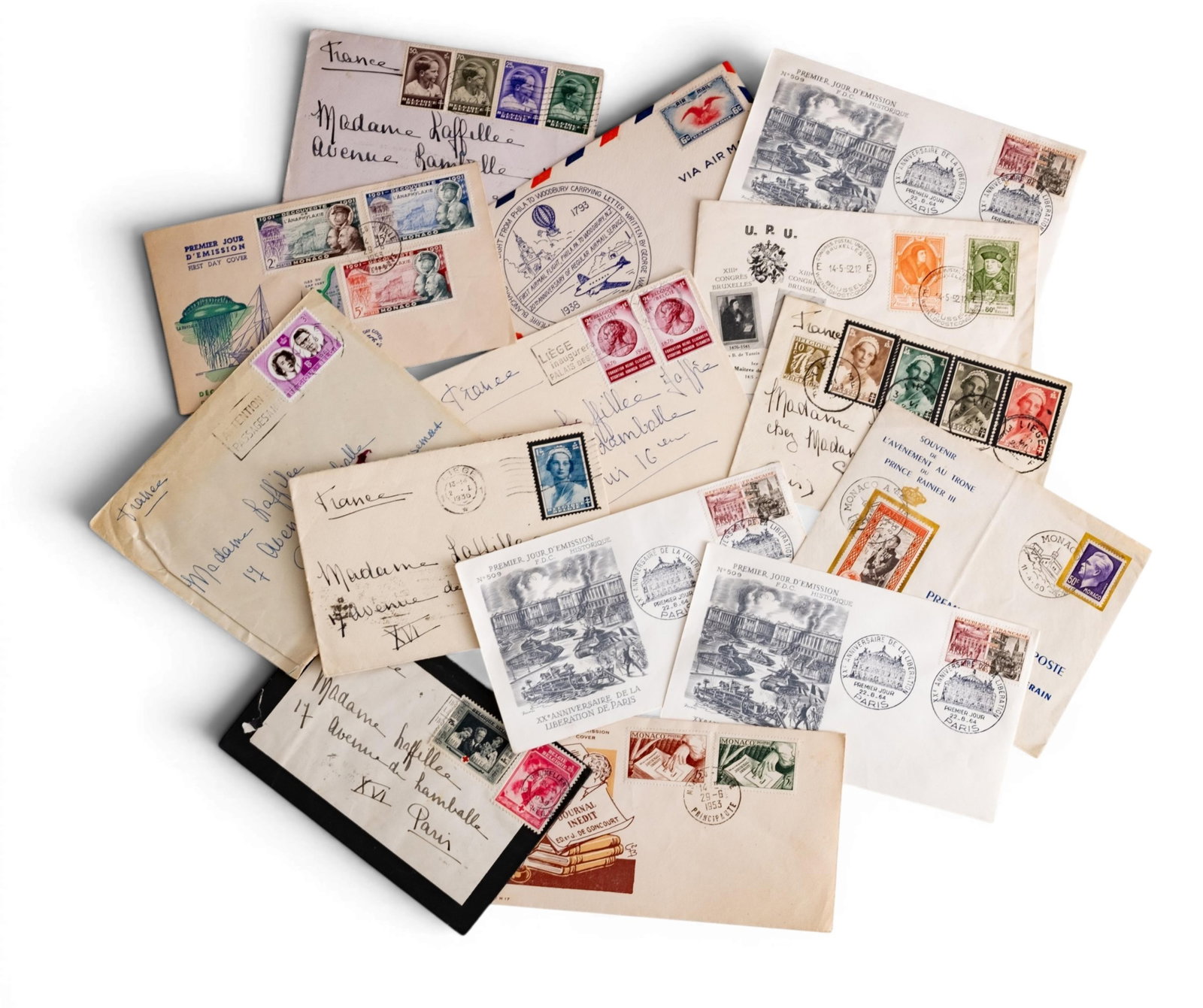 No Reserve: Postal History First Day Covers & Stamped Envelopes Lot (1 of 9)