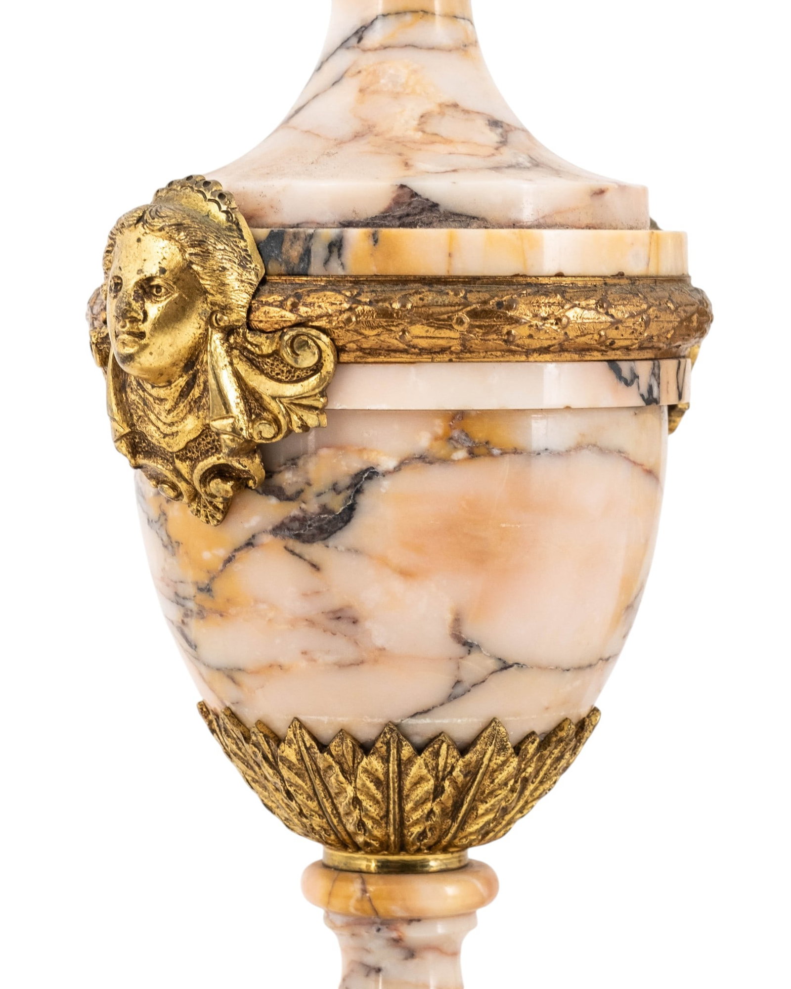 No Reserve: French Three-Piece Bronze and Marble Portico Clock Garniture, Circa 1880 - 8
