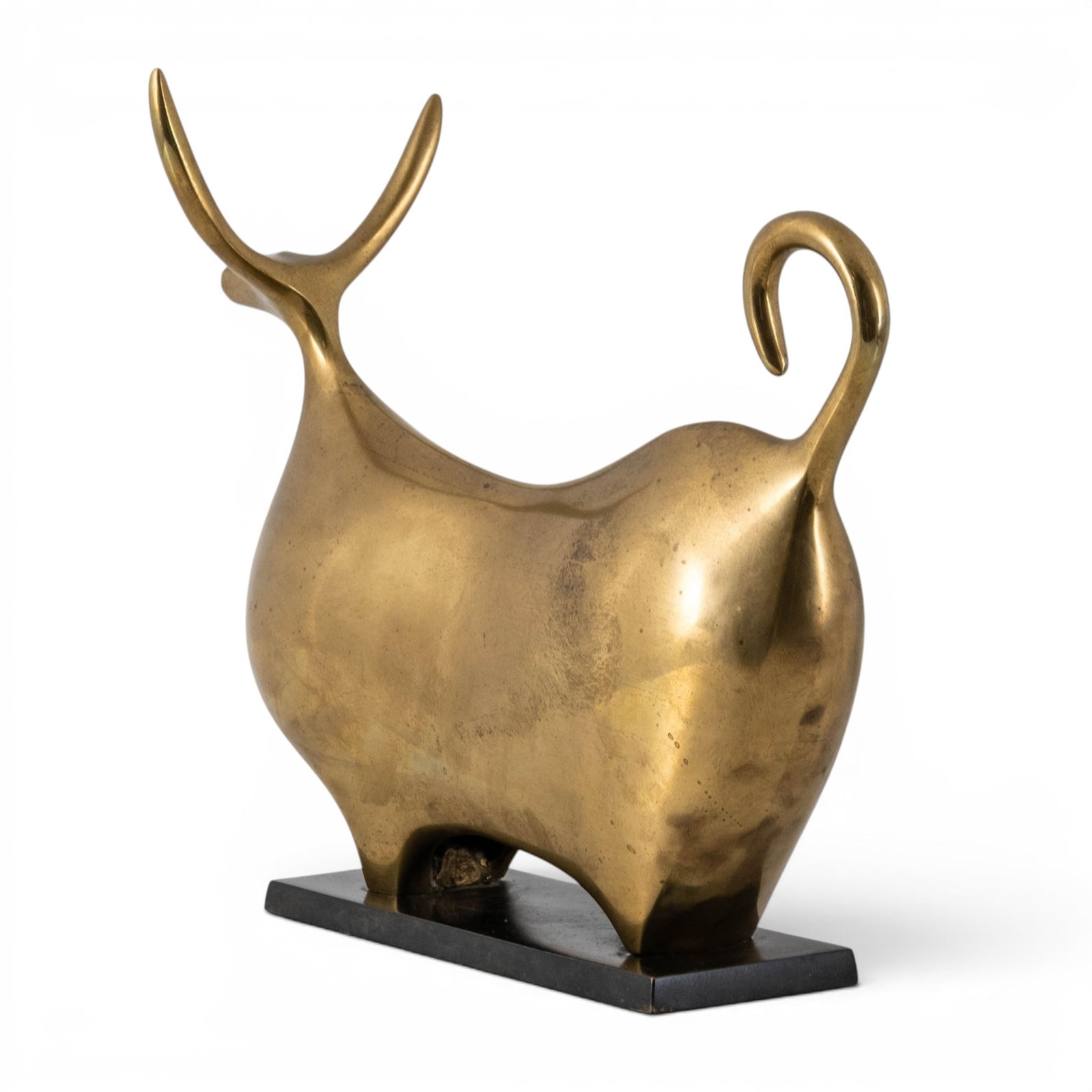 No Reserve: Itzik Benshalom Signed 'Ferdinand' Bronze Bull Sculpture 2/24 - 7