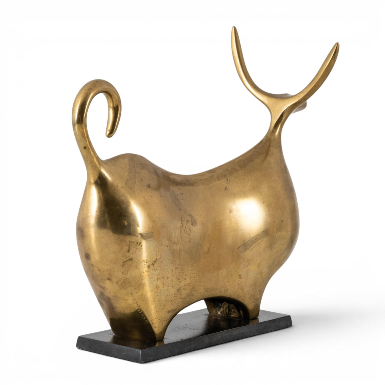 No Reserve: Itzik Benshalom Signed 'Ferdinand' Bronze Bull Sculpture 2/24 - 8