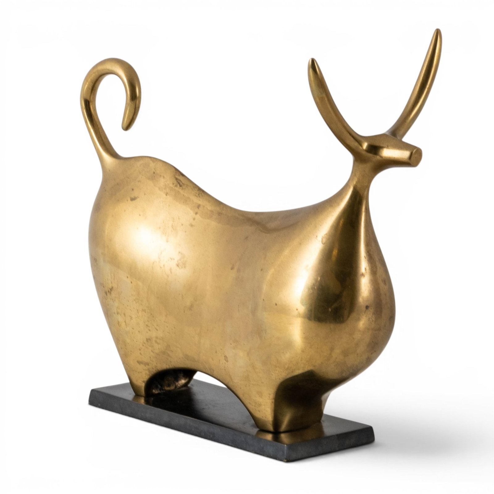 No Reserve: Itzik Benshalom Signed 'Ferdinand' Bronze Bull Sculpture 2/24 - 9
