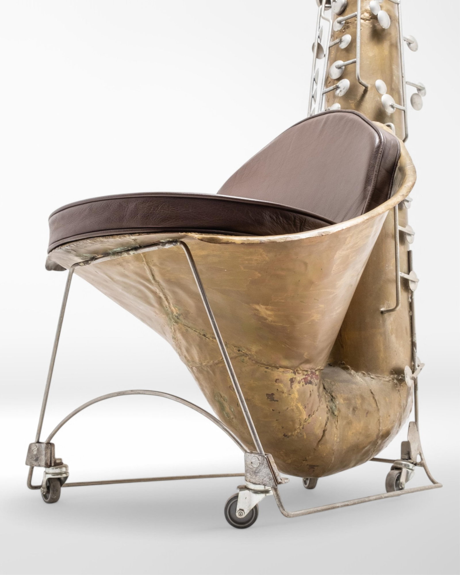 Alain Aparicio, Saxophone-Shaped Art Furniture Chair - 16