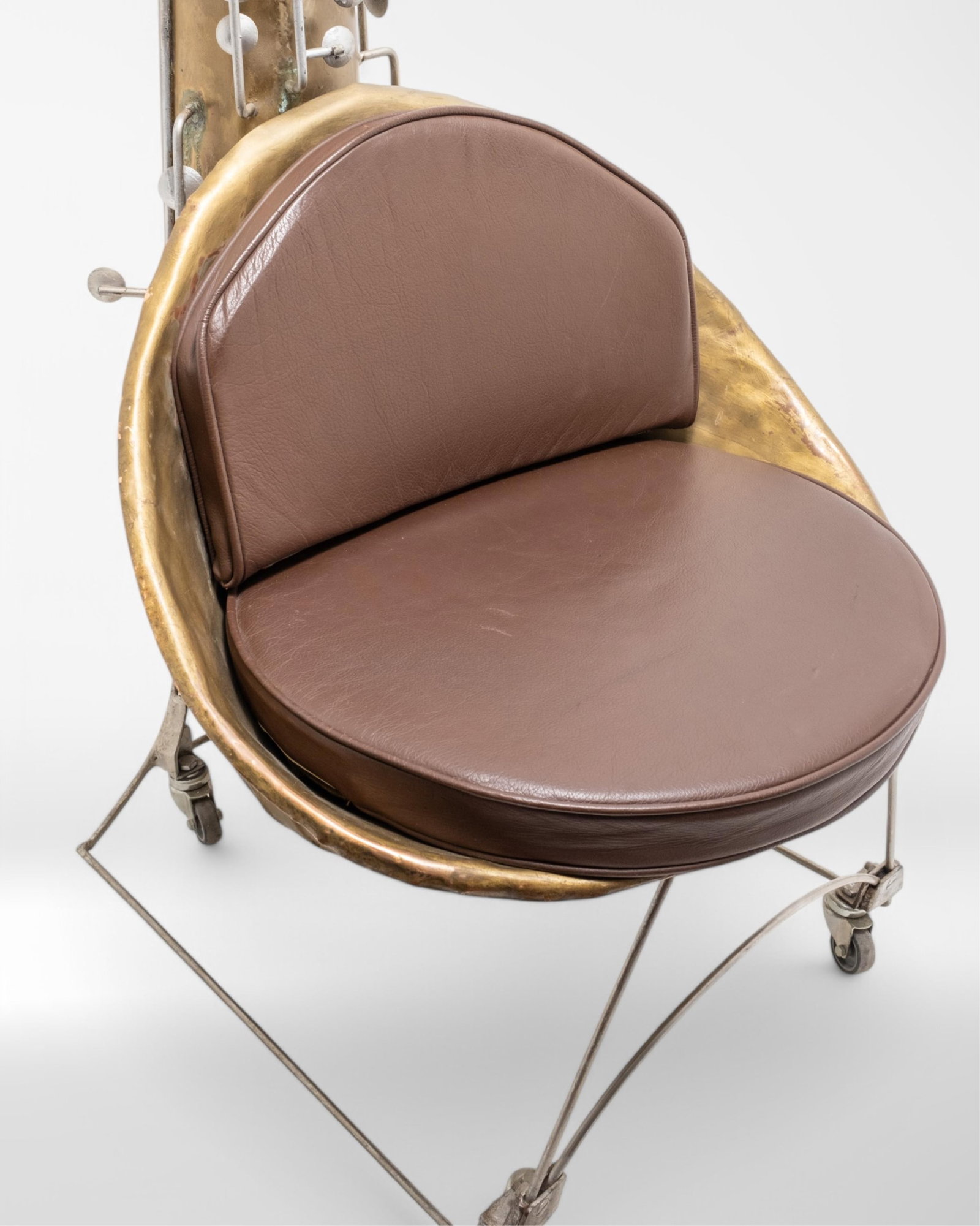 Alain Aparicio, Saxophone-Shaped Art Furniture Chair - 7