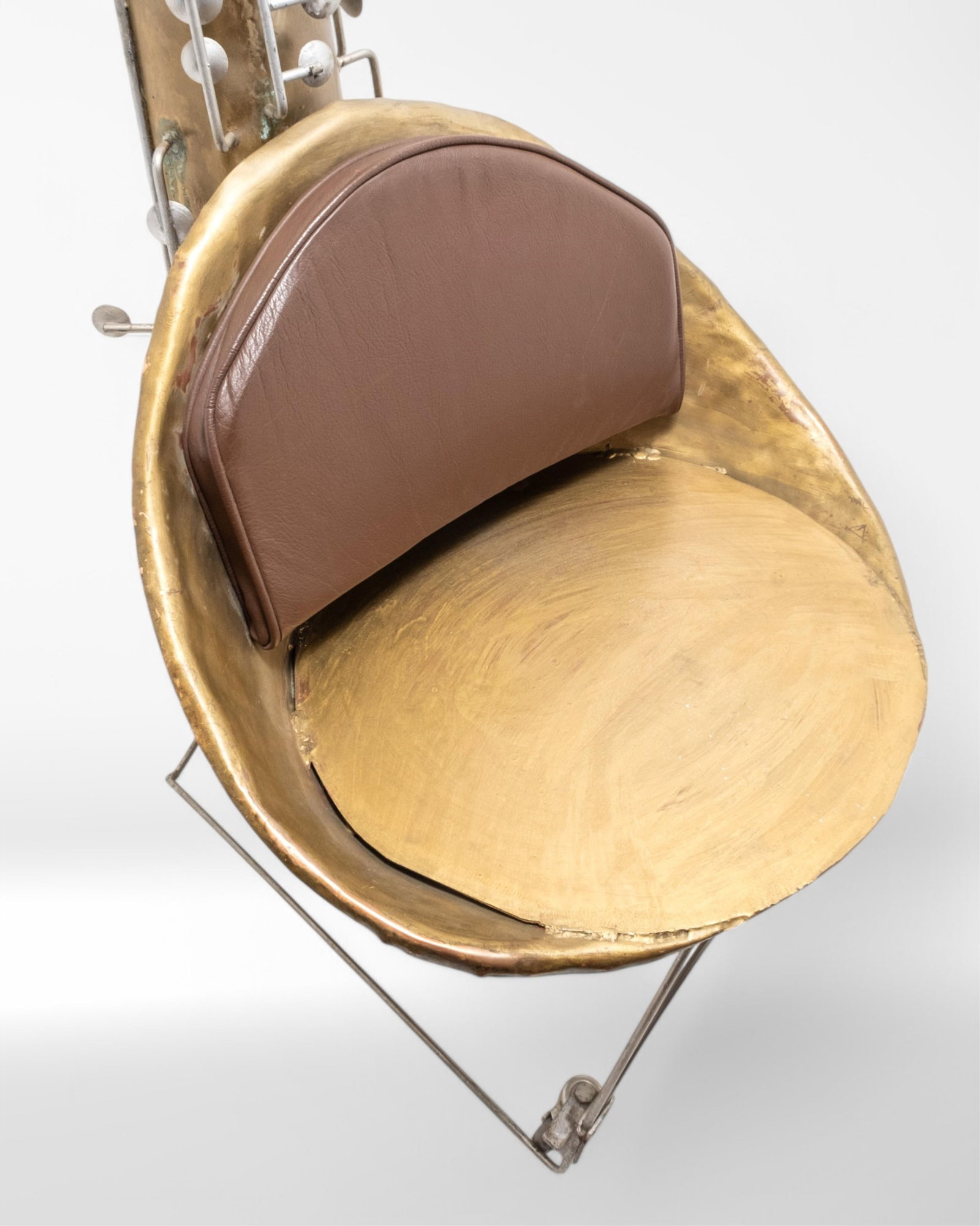 Alain Aparicio, Saxophone-Shaped Art Furniture Chair - 9