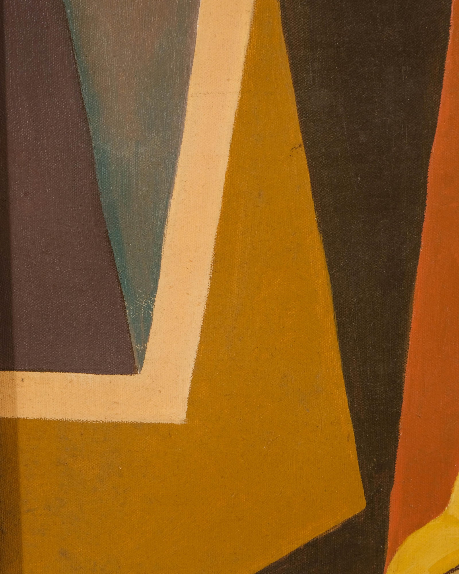 No Reserve: A Lhote (signed but not-attributed to) Cubist Oil on Canvas Painting - 6