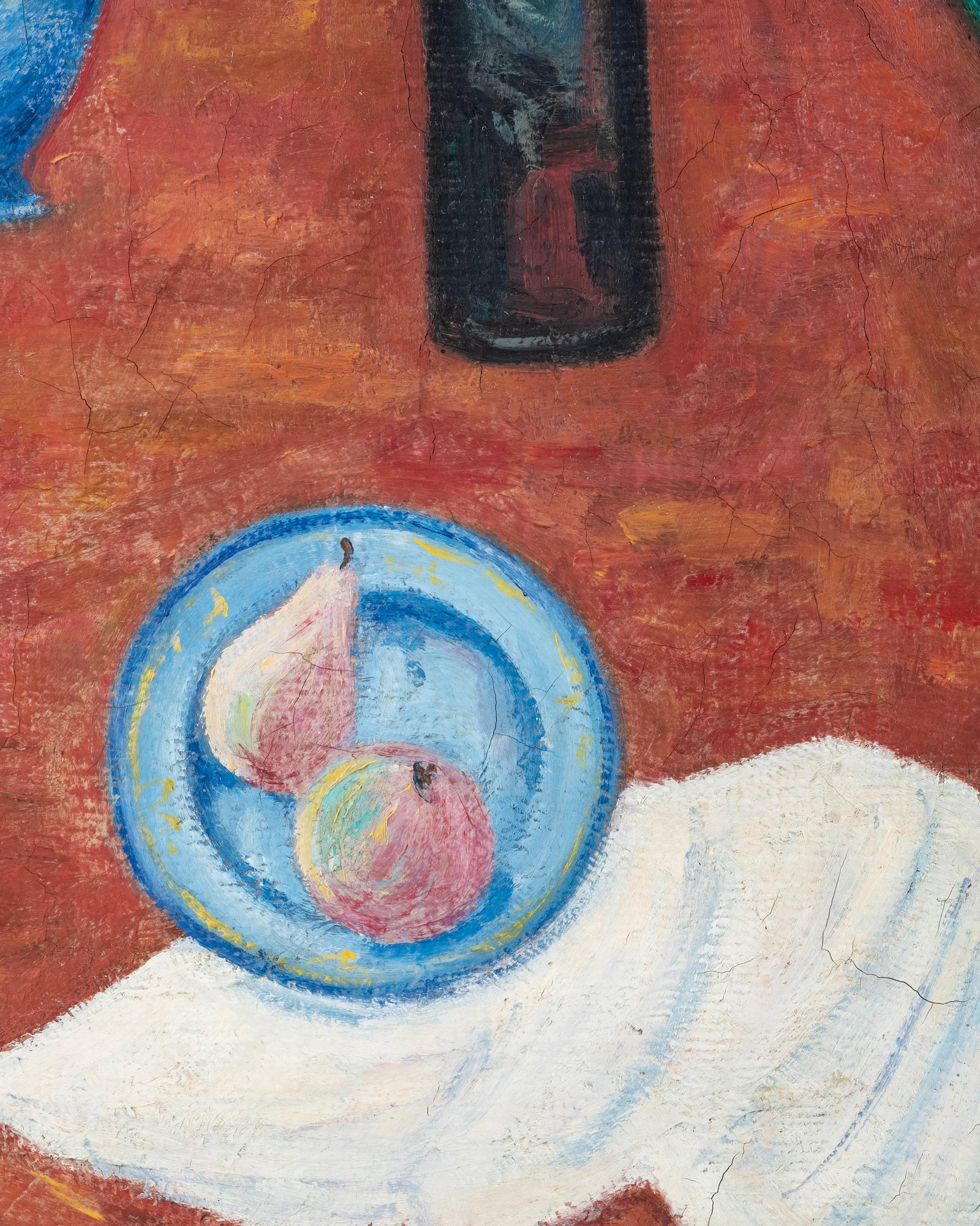 No Reserve: David Petrovich Shterenberg Still Life Oil on Canvas Russian Avant-Garde Modernist - 9