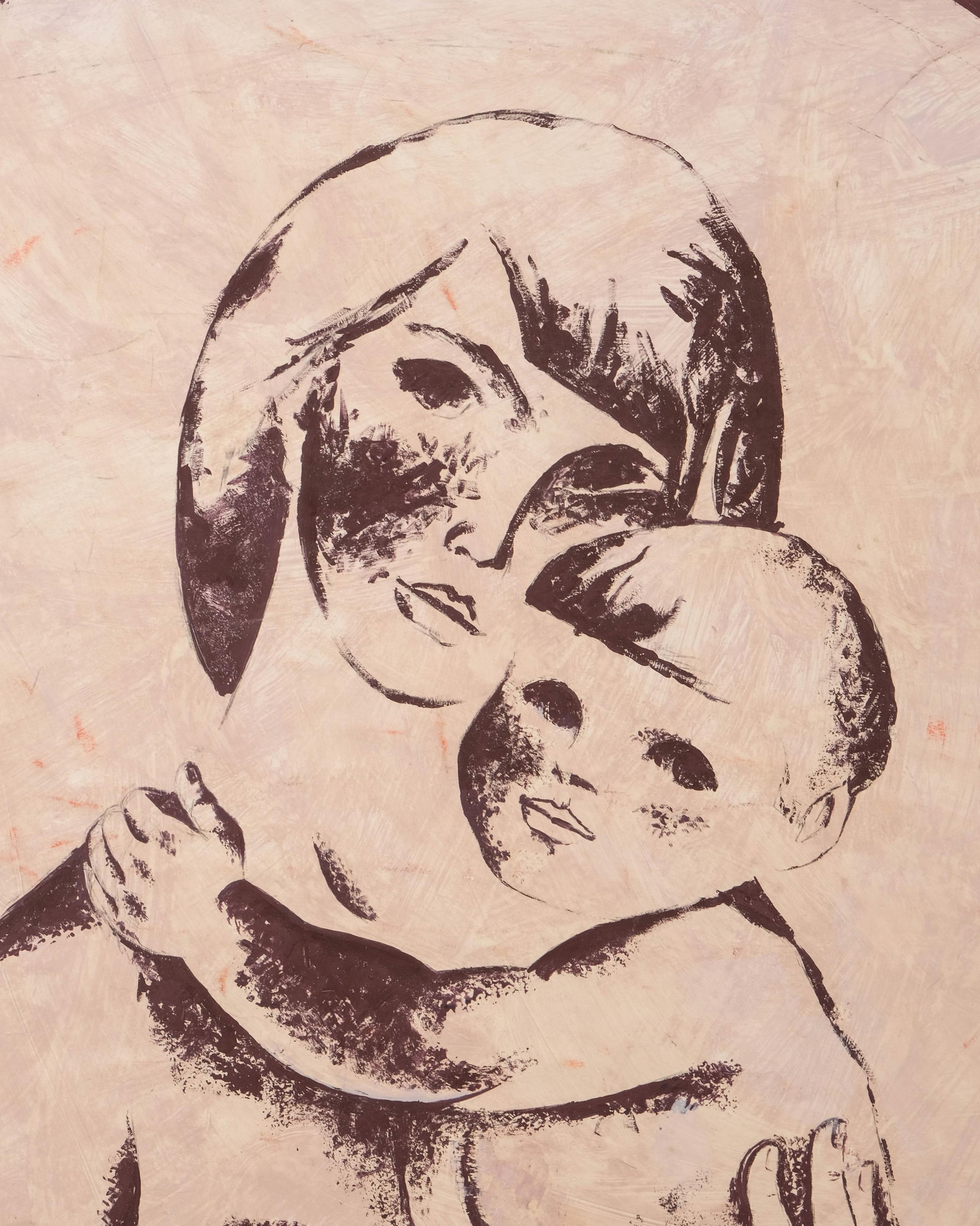 No Reserve: Irina Kalenskaya Signed Painting on Paper, Labels and Writings on Reverse - 5