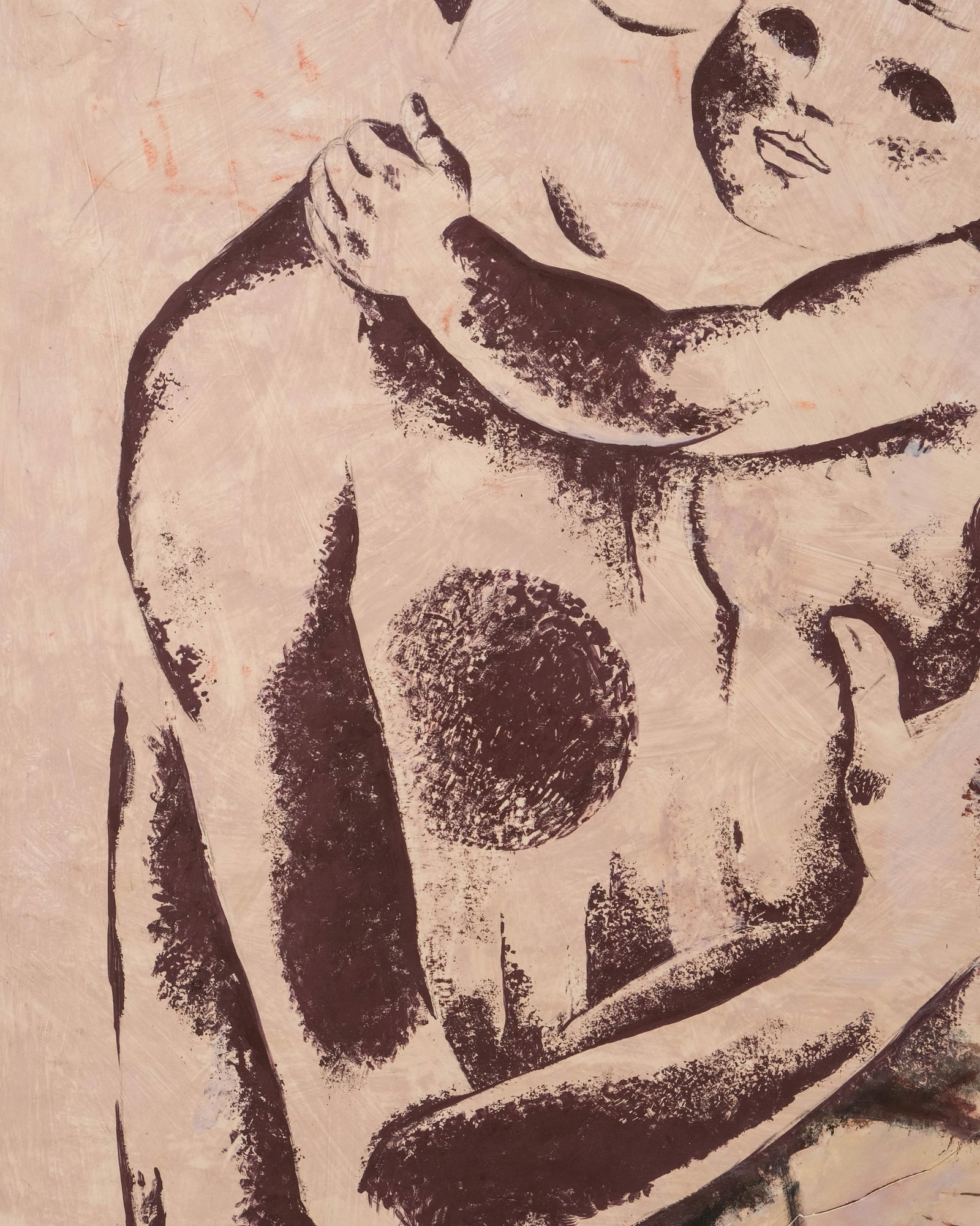 No Reserve: Irina Kalenskaya Signed Painting on Paper, Labels and Writings on Reverse - 6
