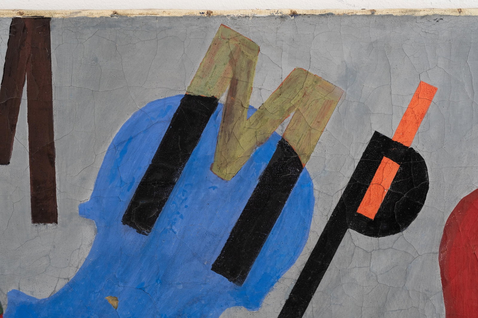 No Reserve: Jean Pougny Russian Suprematist Composition Oil on Canvas Painting, Signed - 10