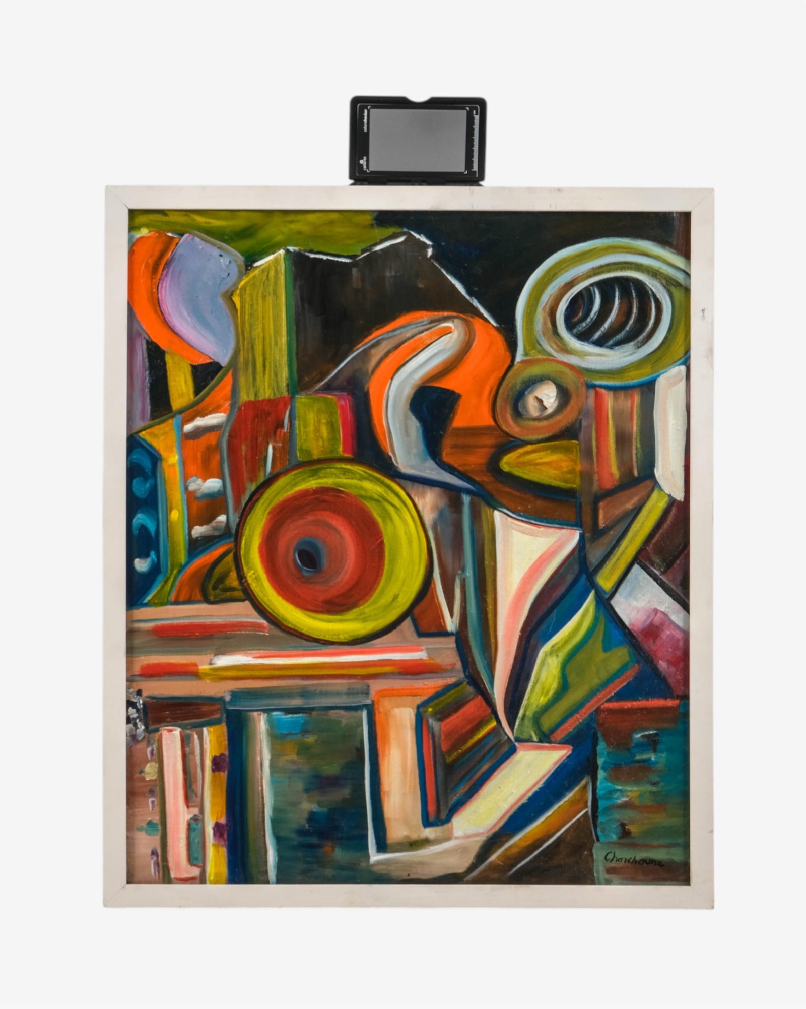No Reserve: Serge Charchoune, France/Russia, Mid-20th C., Signed Oil on Canvas Painting - 13