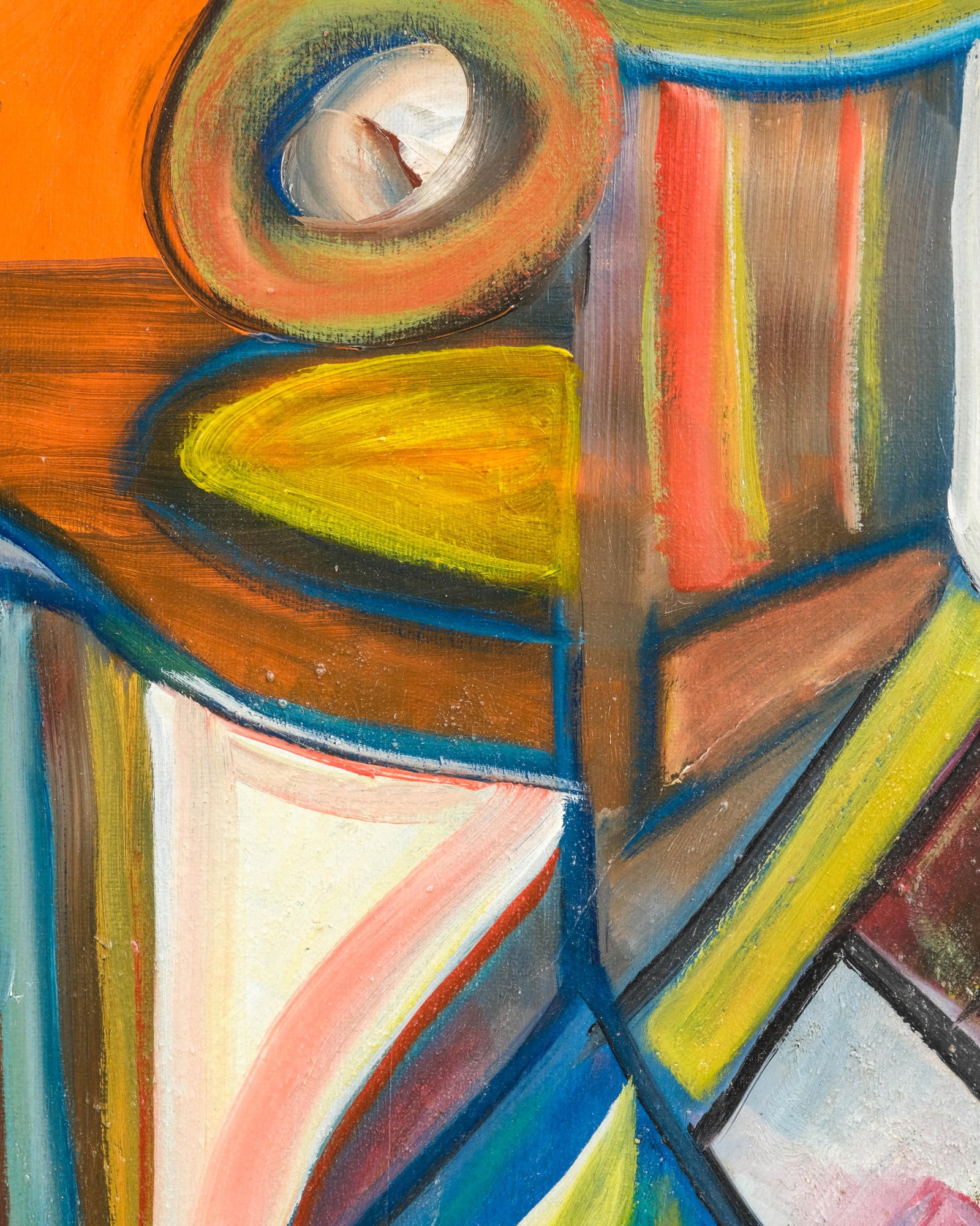 No Reserve: Serge Charchoune, France/Russia, Mid-20th C., Signed Oil on Canvas Painting - 7