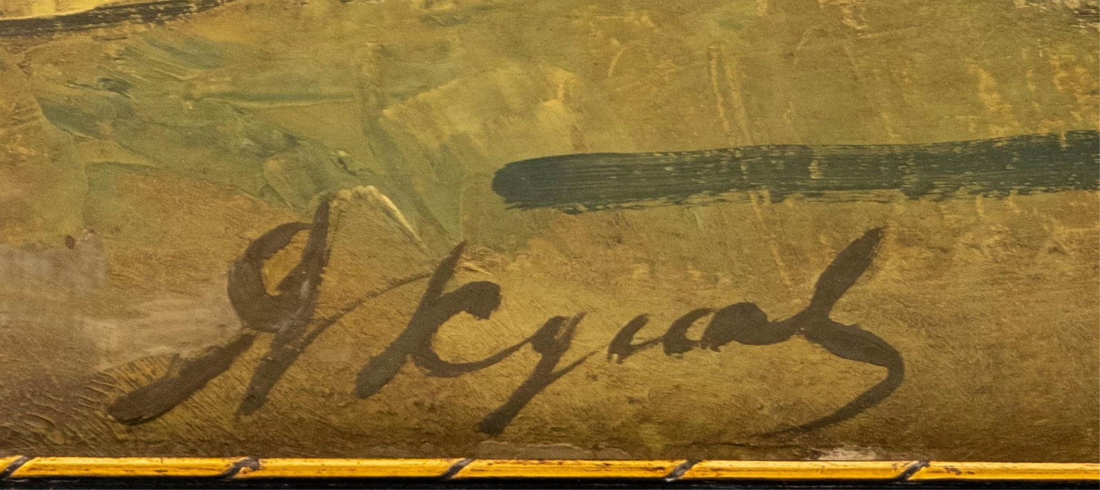 No Reserve: Russian Avant-Garde Cubist Horse and Rider Oil on Cardboard Painting, Signed Illegibly - 4
