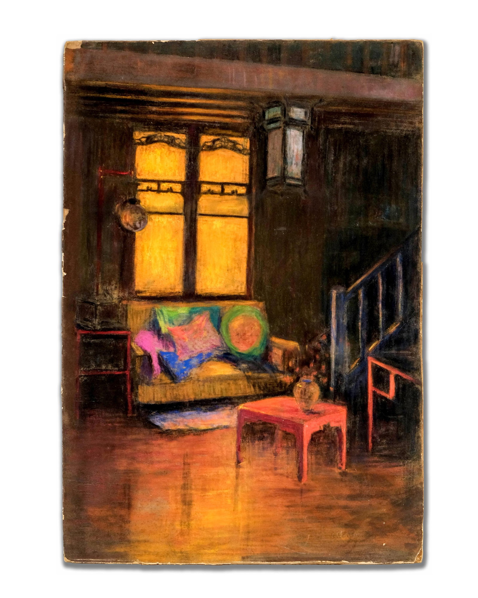 No Reserve: Edouard Cortes, Signed and now with Authentication document Pastel (1 of 8)