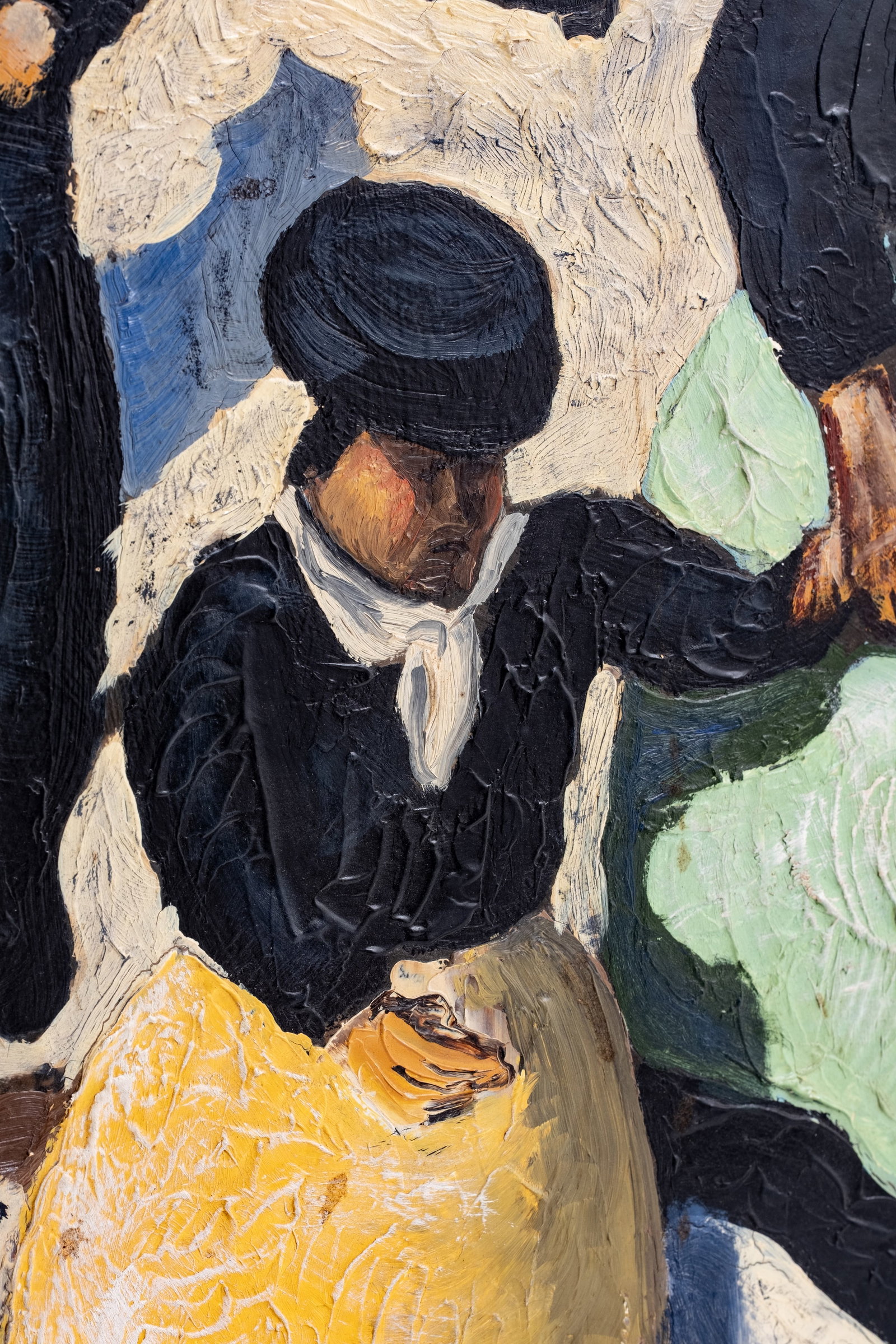 Alfons Walde 'Kirchgang' Oil on Board Painting dating to early 20th century. - 10
