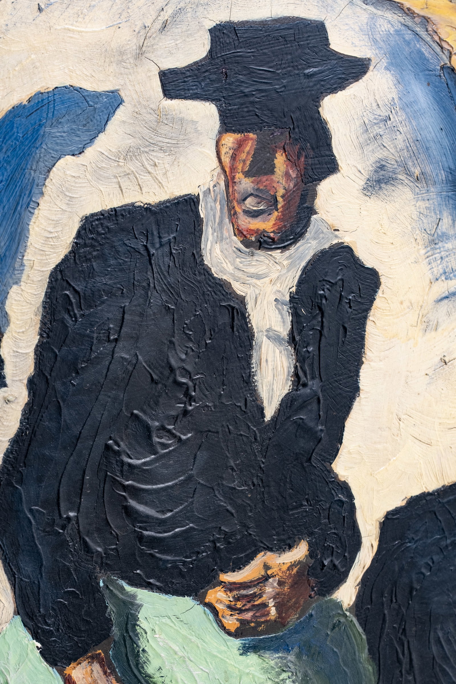 Alfons Walde 'Kirchgang' Oil on Board Painting dating to early 20th century. - 11