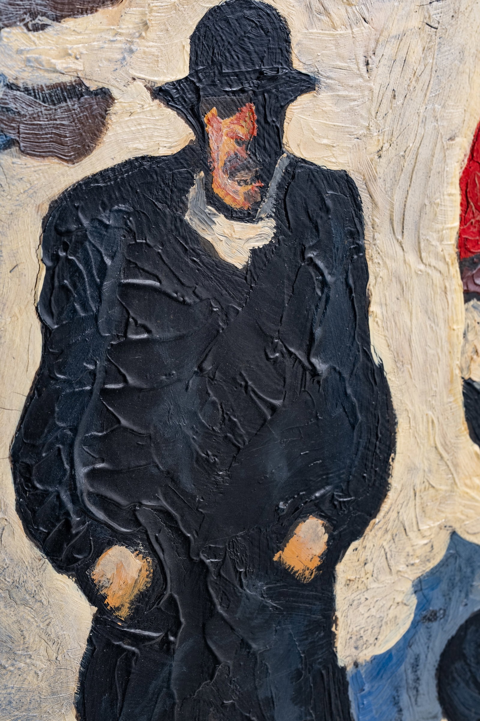 Alfons Walde 'Kirchgang' Oil on Board Painting dating to early 20th century. - 12