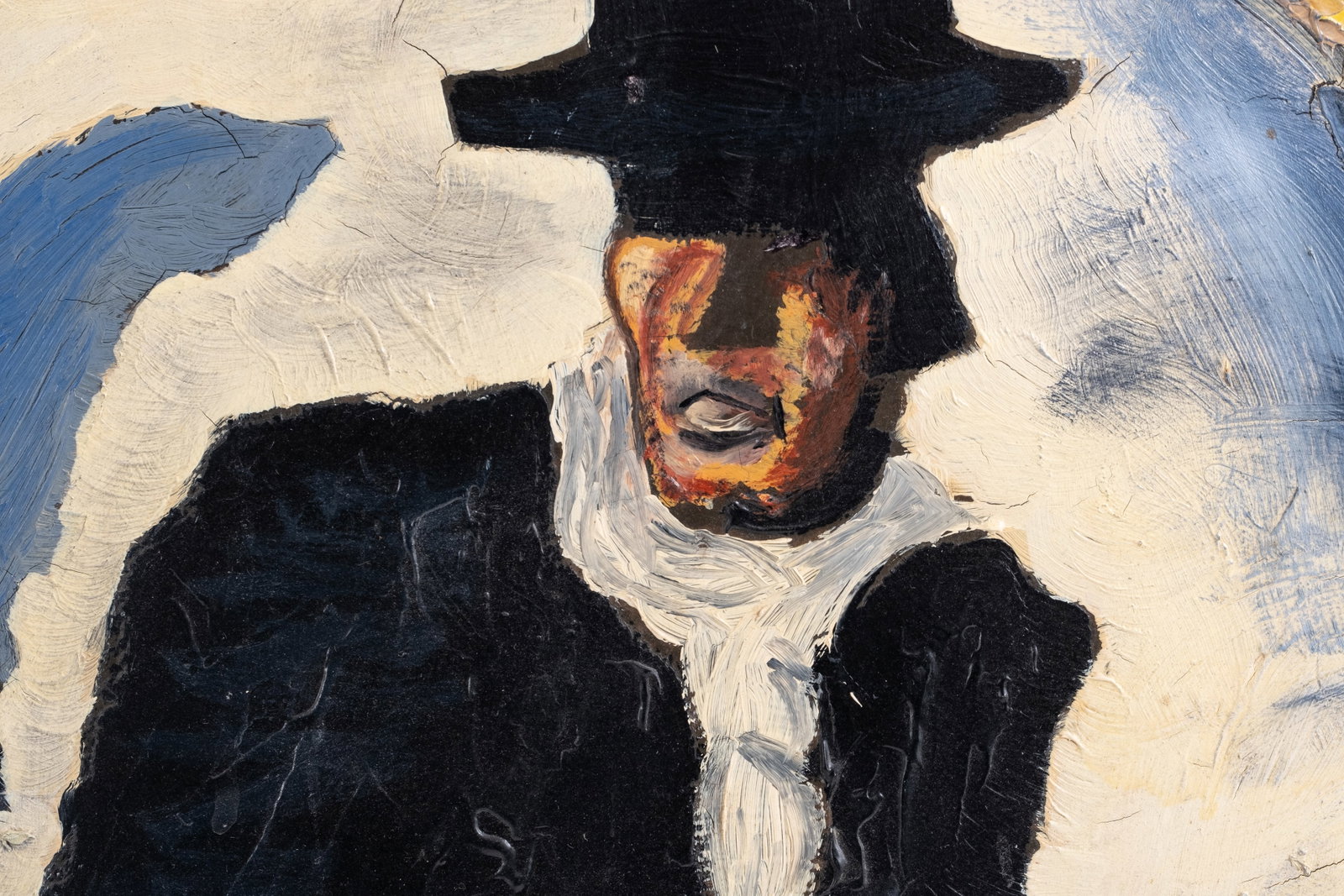 Alfons Walde 'Kirchgang' Oil on Board Painting dating to early 20th century. - 8