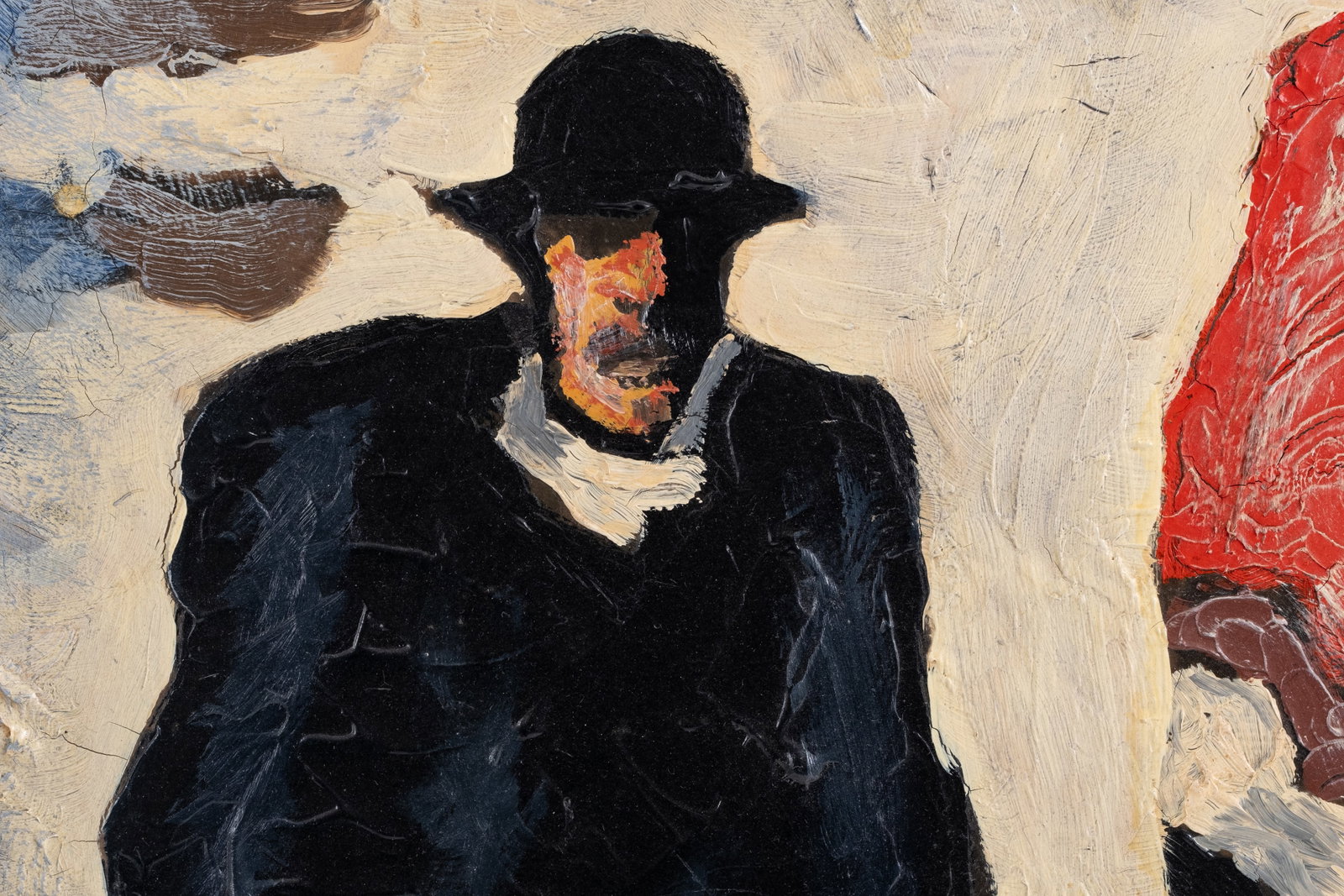 Alfons Walde 'Kirchgang' Oil on Board Painting dating to early 20th century. - 9