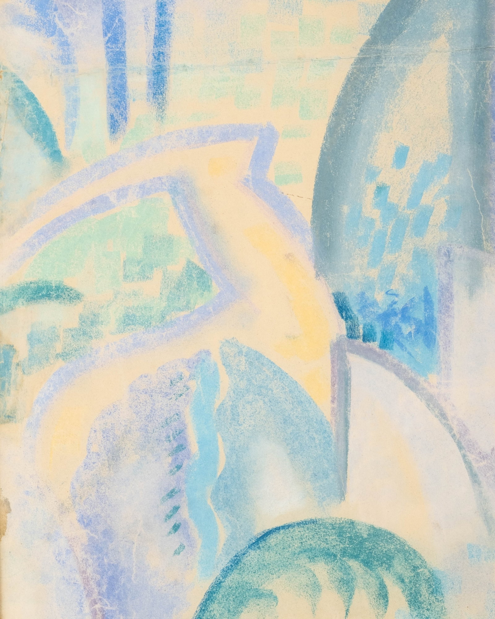 No Reserve: Parthenis Konstantinos(attributed) Art Deco Mythological Pastel Painting 1930's - 7