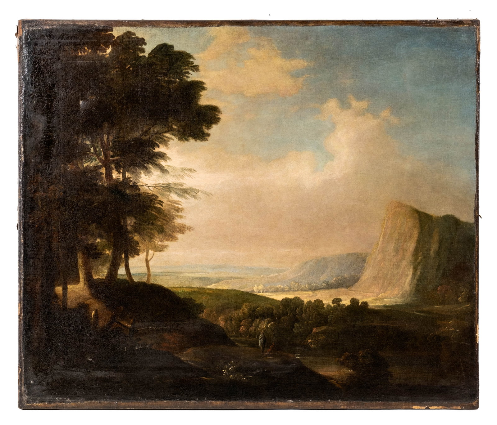 18th/19th Century European School Italianate Landscape Oil Painting - 3