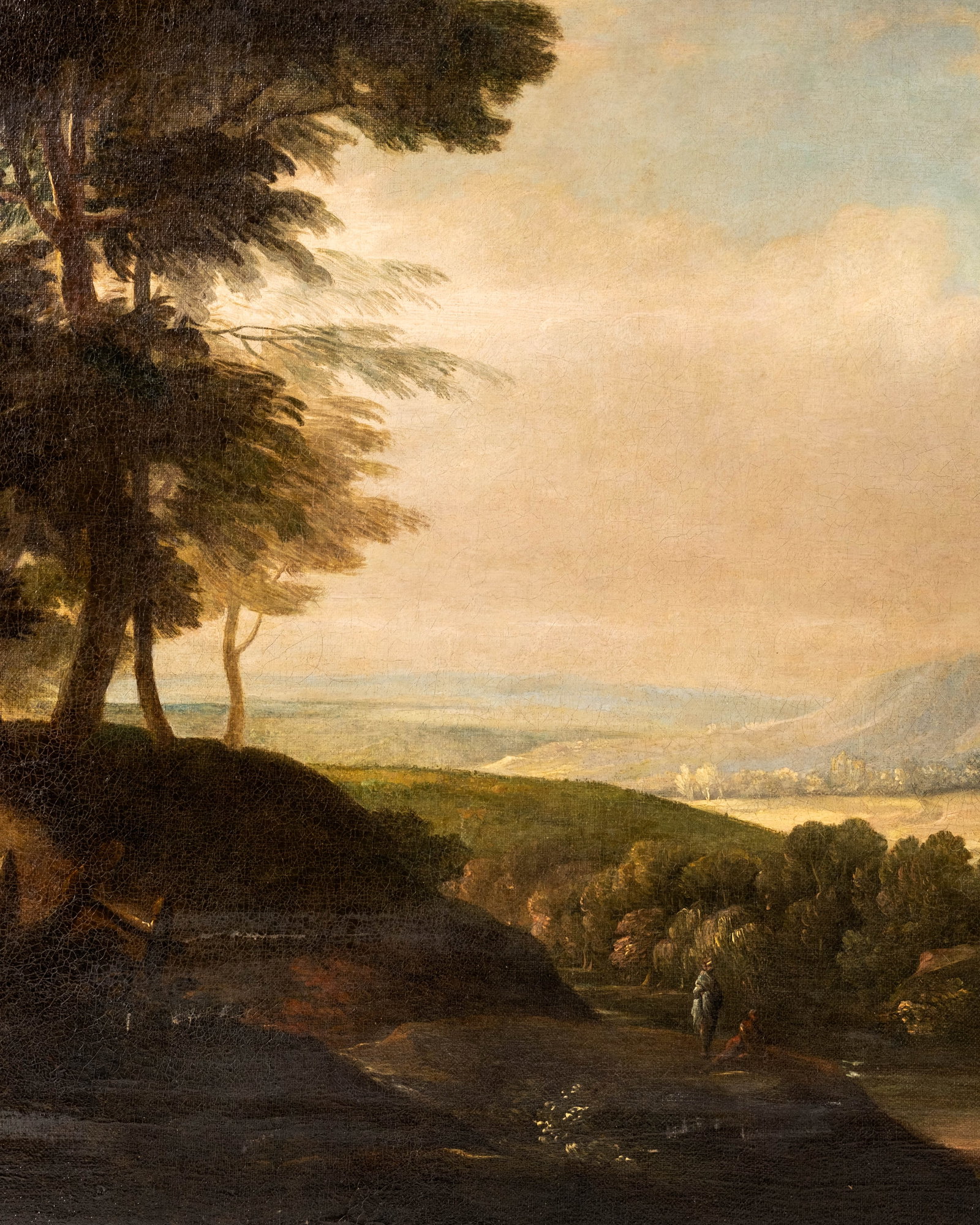 18th/19th Century European School Italianate Landscape Oil Painting - 5