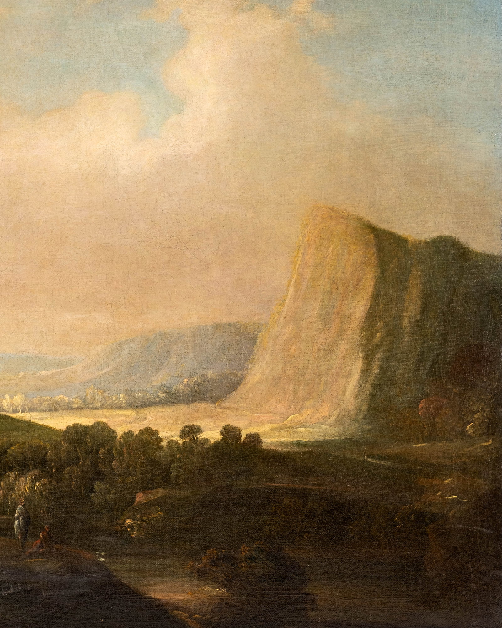 18th/19th Century European School Italianate Landscape Oil Painting - 6