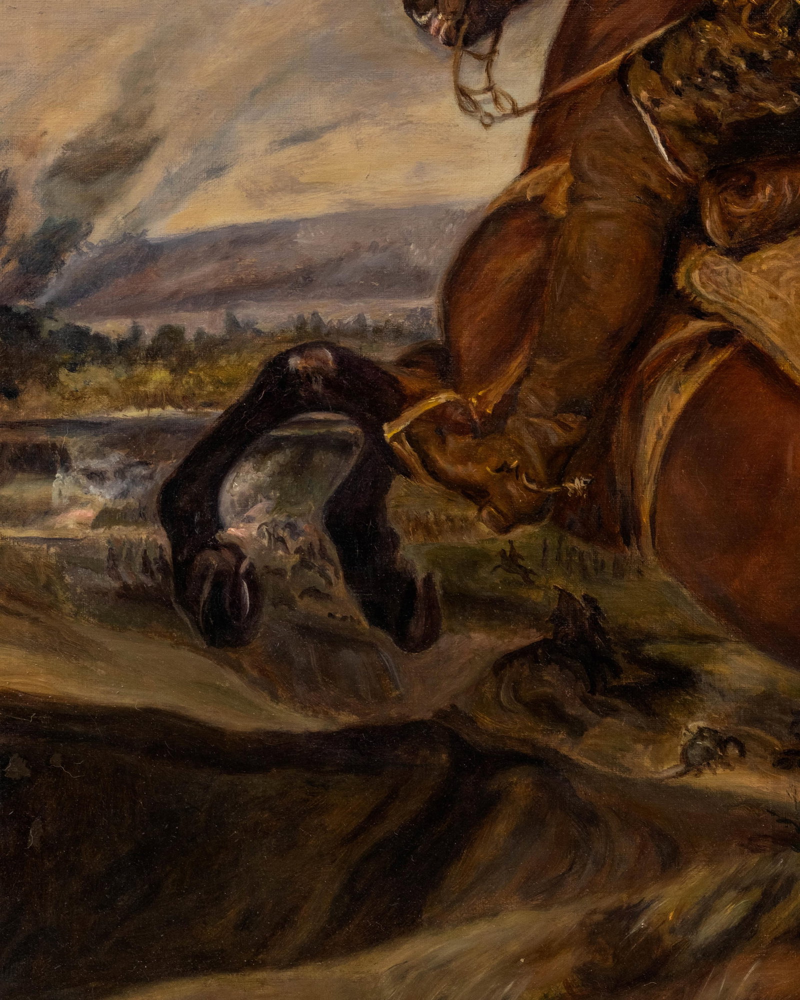 No Reserve: Portrait of Gaspar de Guzmán, Count-Duke of Olivares on Horseback, oil painting on - 6