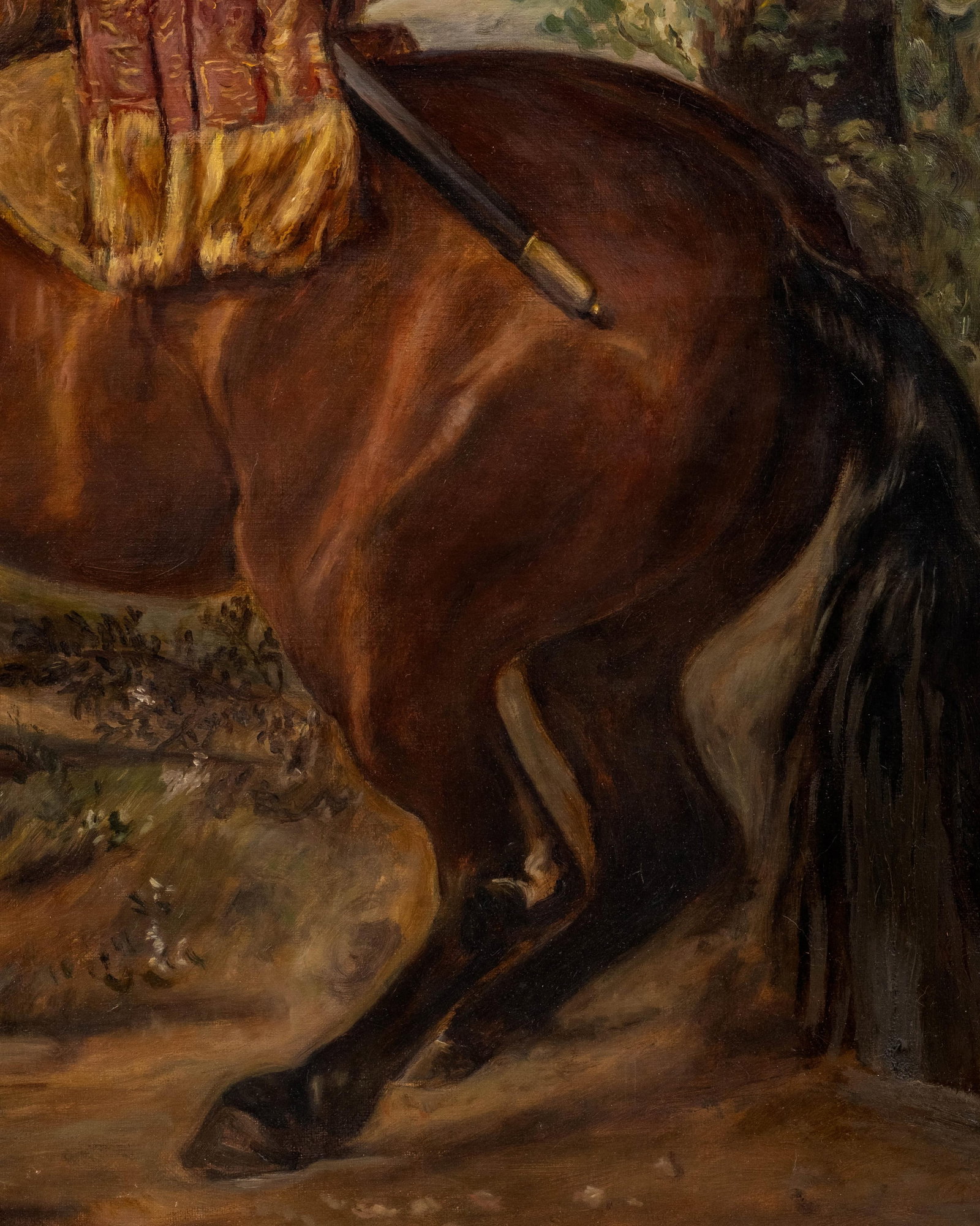 No Reserve: Portrait of Gaspar de Guzmán, Count-Duke of Olivares on Horseback, oil painting on - 7