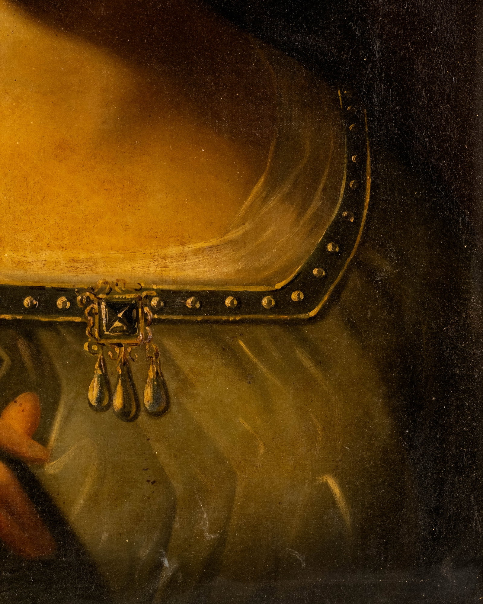 No Reserve: Francesco Cairo, (attrib) Portrait of a Female Saint Oil Painting, 17th Century - 6