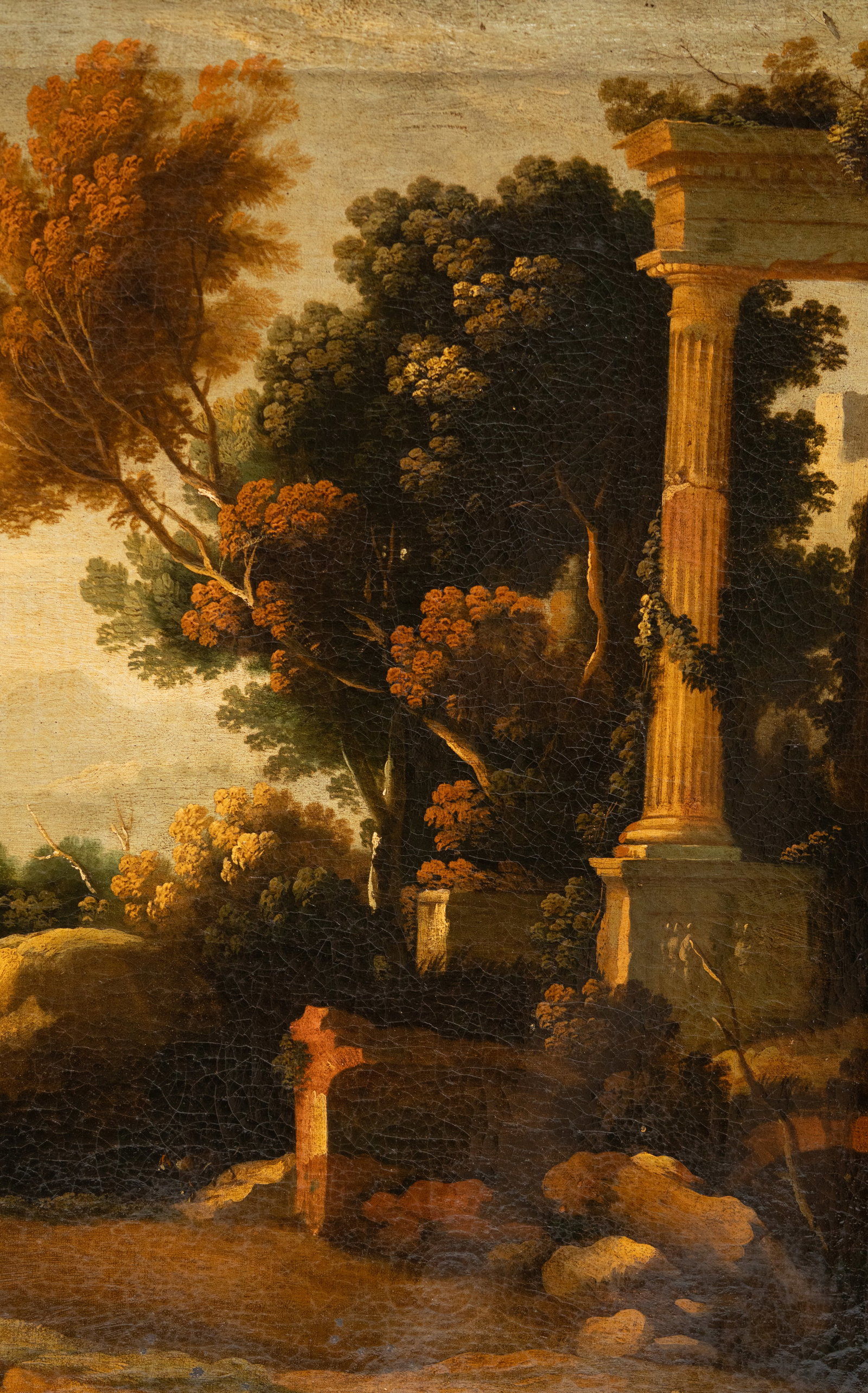 18th Century French School Landscape Painting, Follower of Pierre Patel - 4