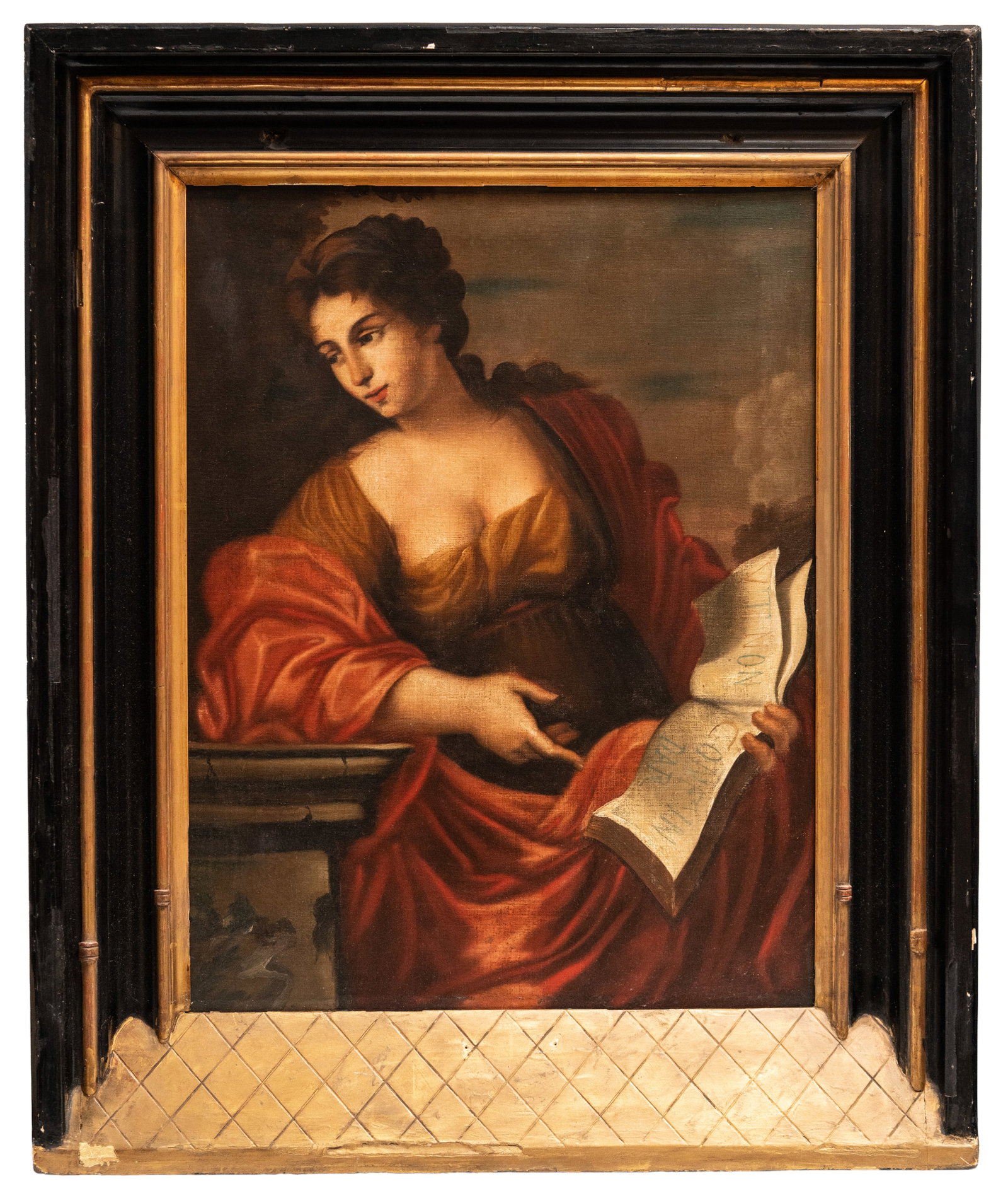 After Giovanni Francesco Romanelli 'The Sibyl' Oil Painting on Canvas 18th Century (1 of 5)