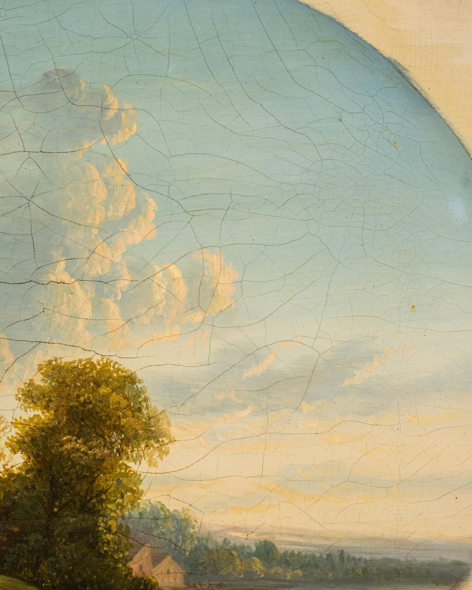 No Reserve: French Late 19th Century Oil On Canvas Landscape Painting - 8