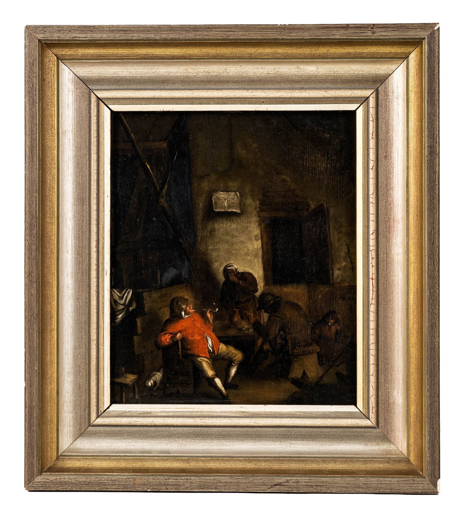 18th-19th Century European School Tavern Interior Painting - 3