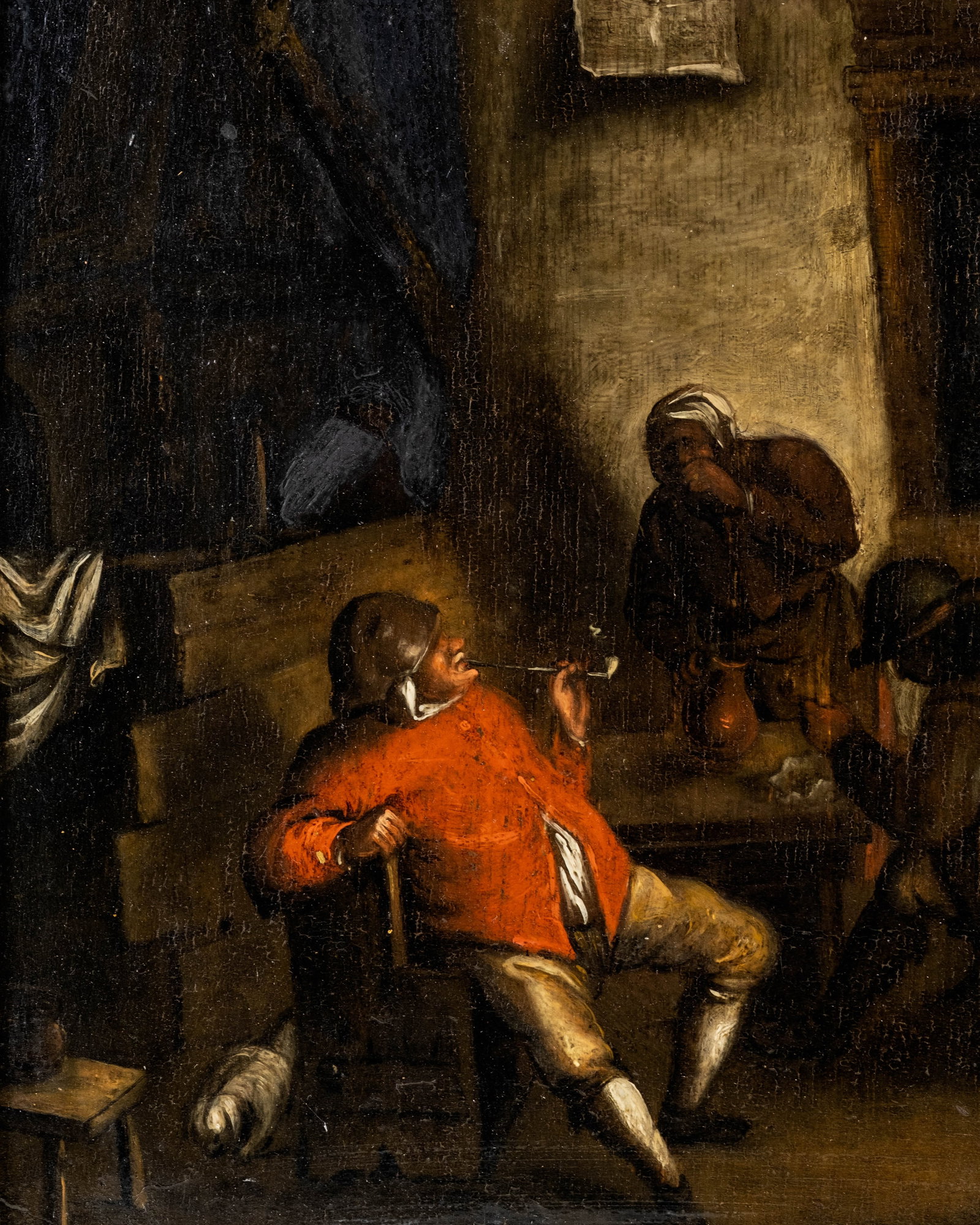 18th-19th Century European School Tavern Interior Painting - 5