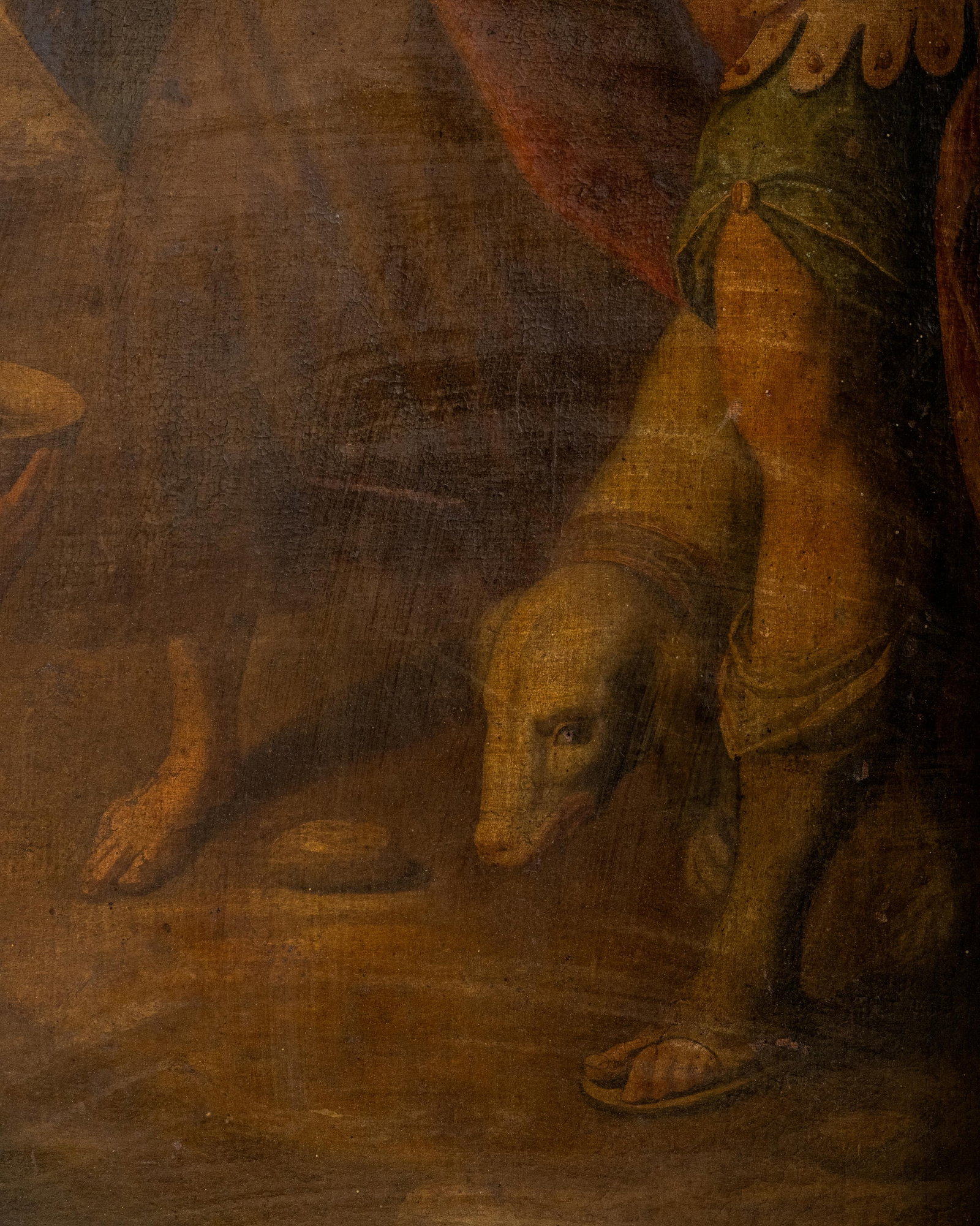 Italian School 16th Century Religious Oil Painting, Scene With Soldiers and a Saint - 7