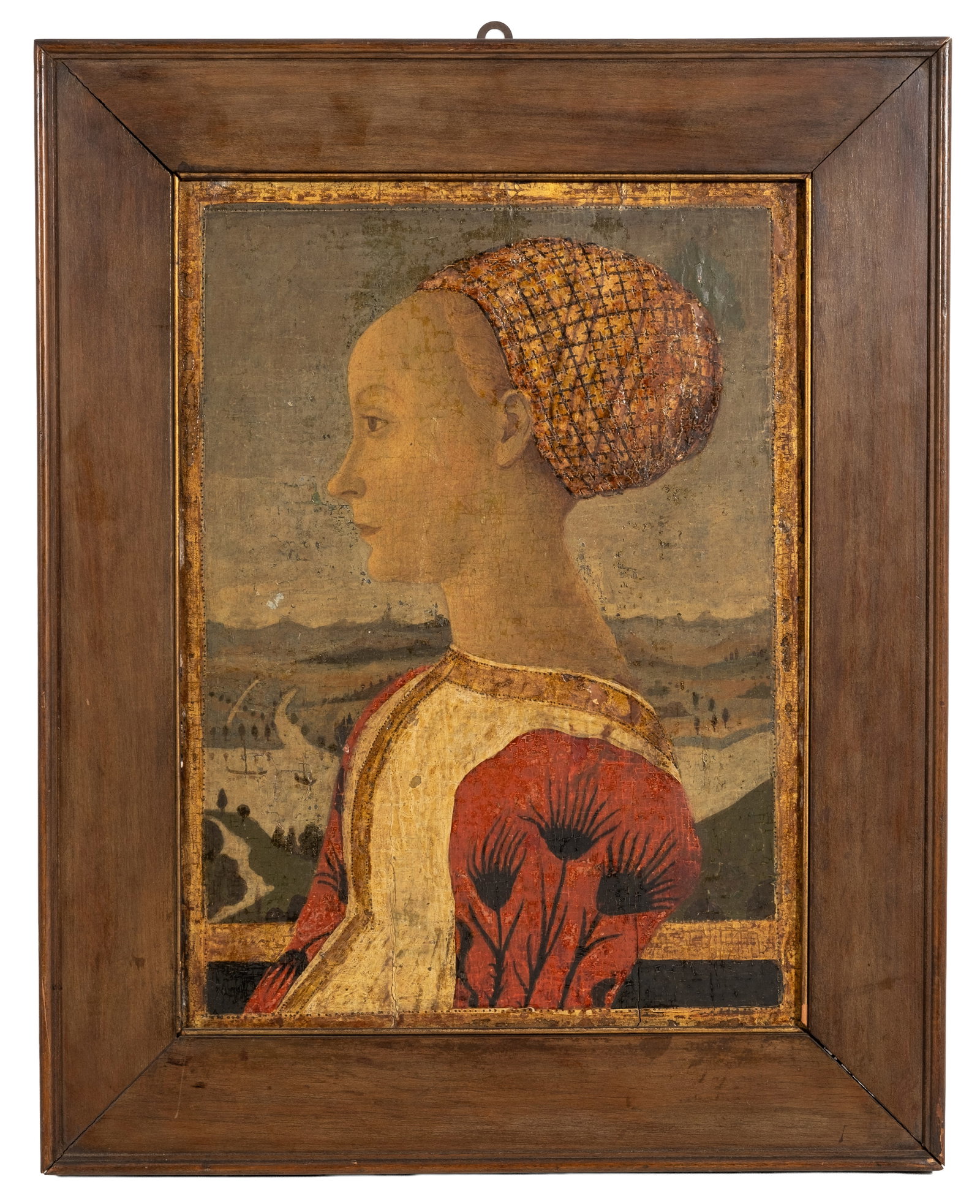 Rare Italian Renaissance Period Portrait of a Young Woman, Florentine School Painting - 5