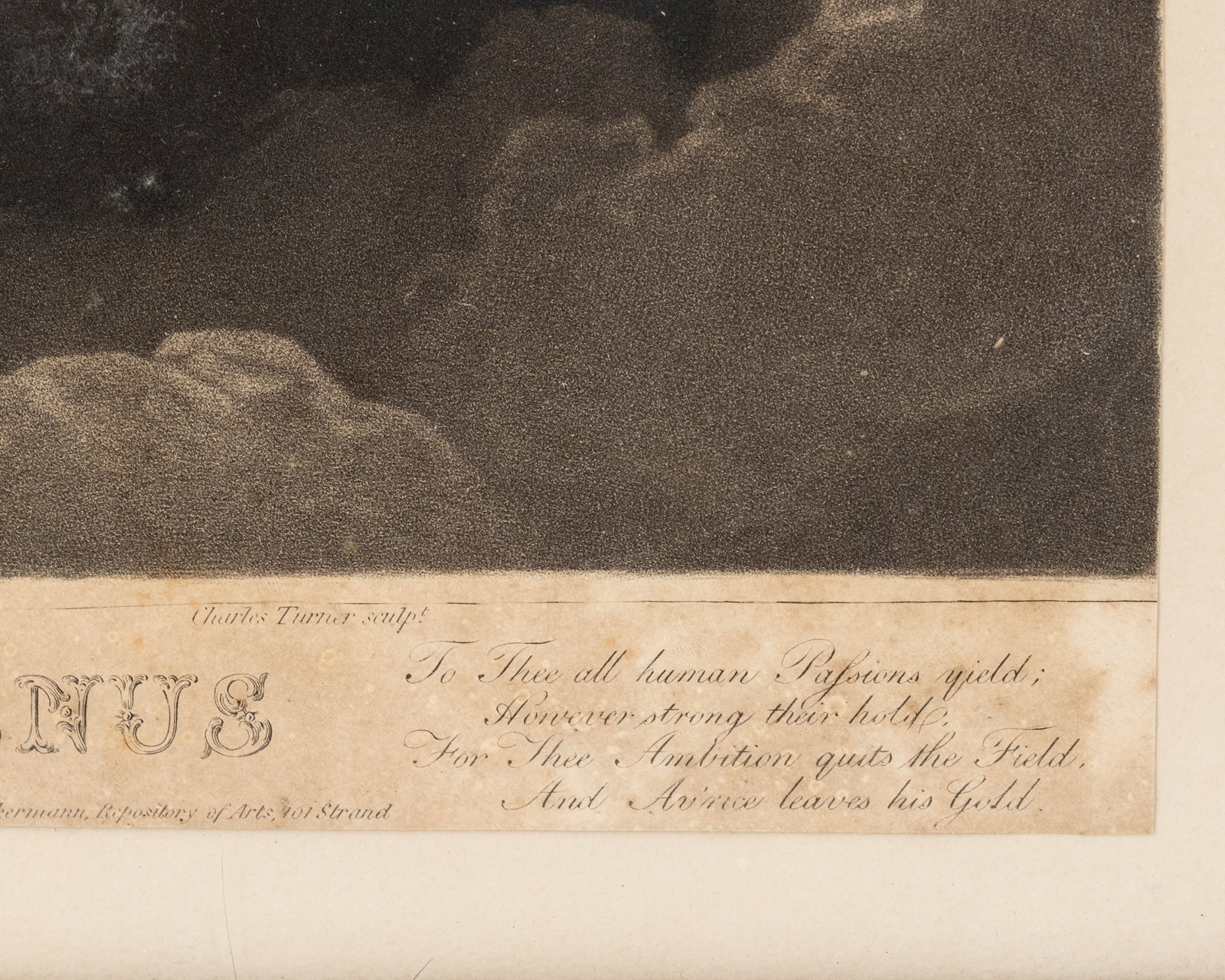 No Reserve: François Huet-Villiers 'Venus' Engraving by Charles Turner, 1809 - 5