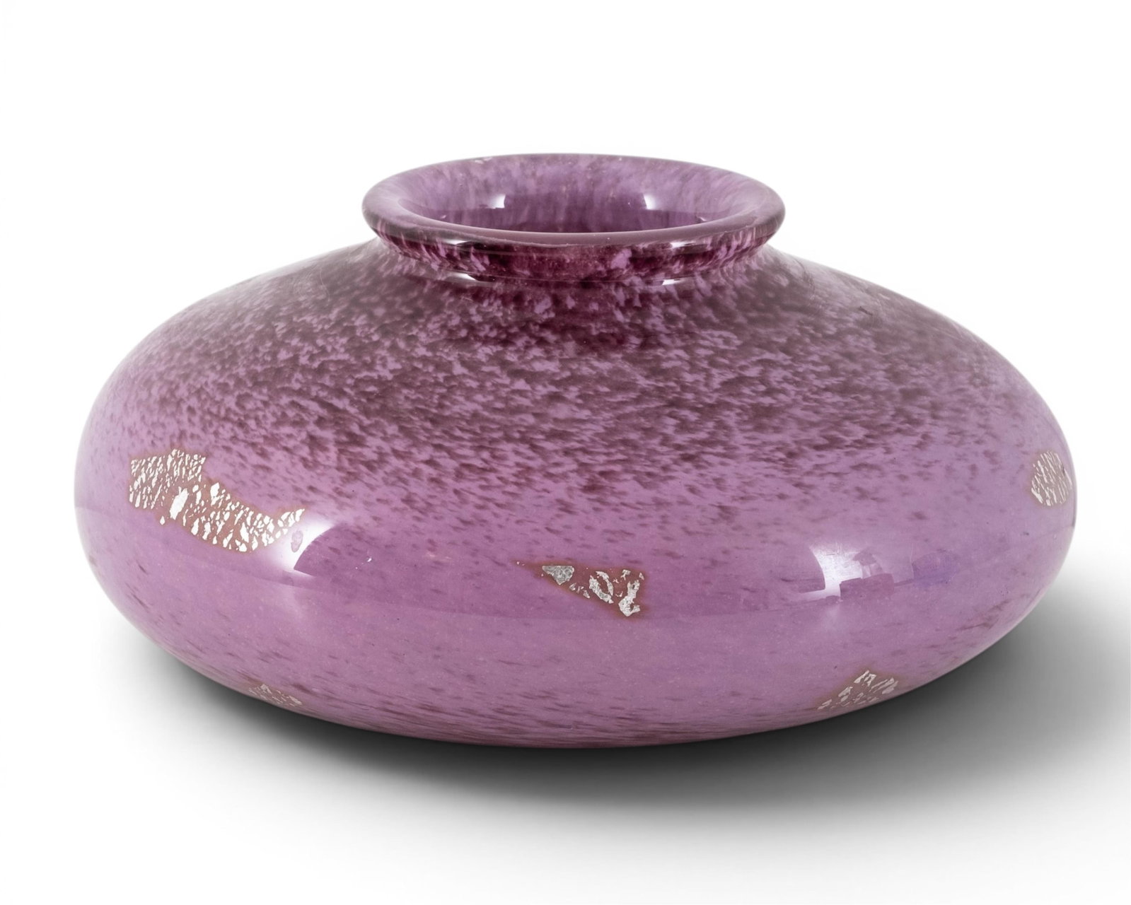 No Reserve: French Art Nouveau Art Glass Oblong Vase Circa 1915 - 5