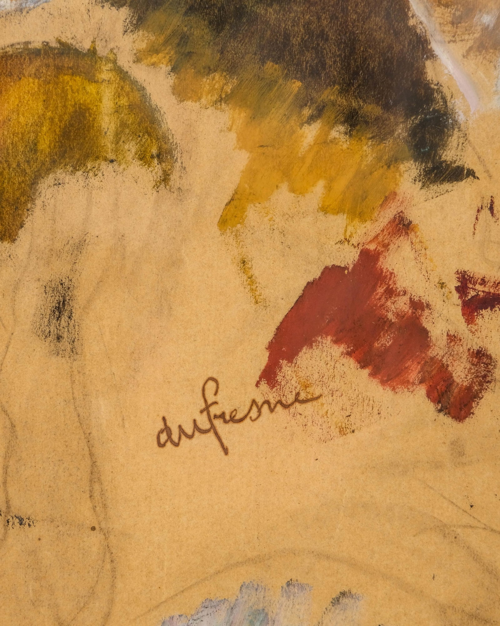 No Reserve: Charles Dufresne Signed Important Art Deco Oil Painting, Circa 1920s for Gobelins - 2