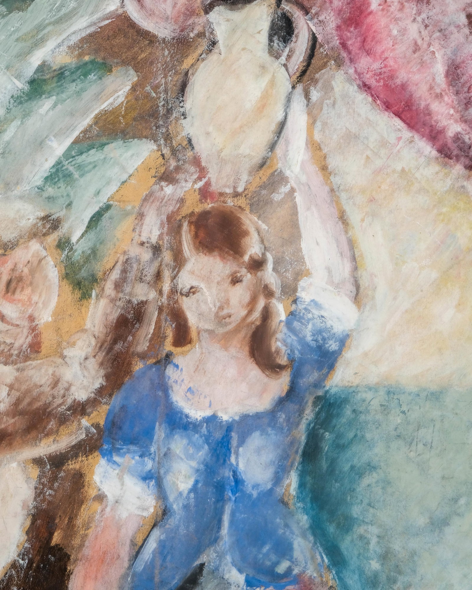 No Reserve: Charles Dufresne Signed Important Art Deco Oil Painting, Circa 1920s for Gobelins - 6