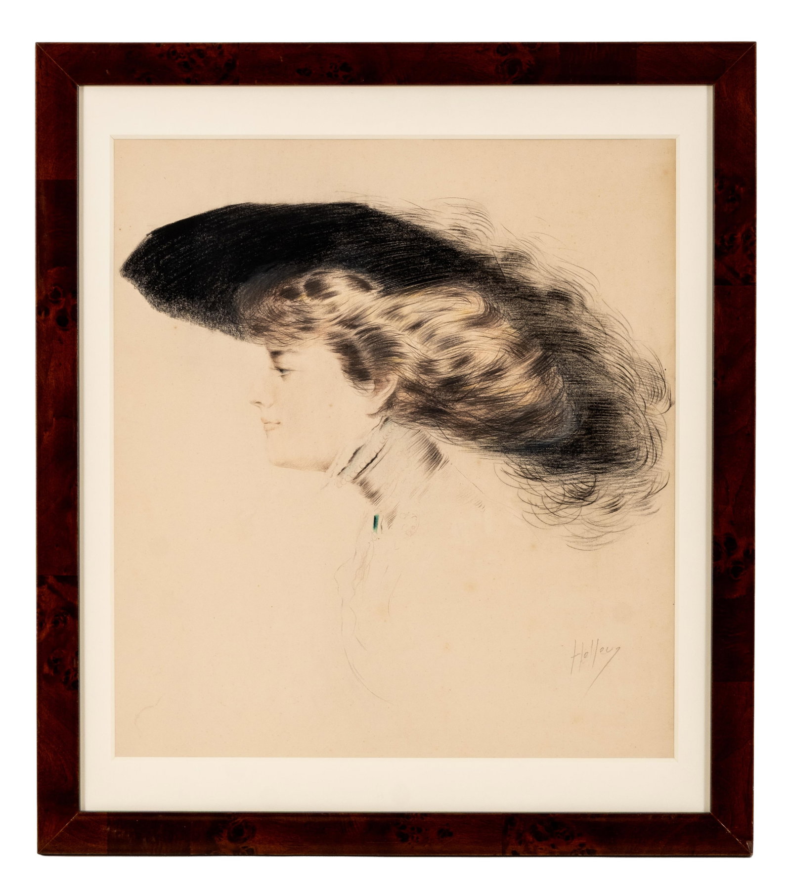 Paul-César Helleu (French, 1859–1927) Enhanced Drypoint Etching (1 of 9)