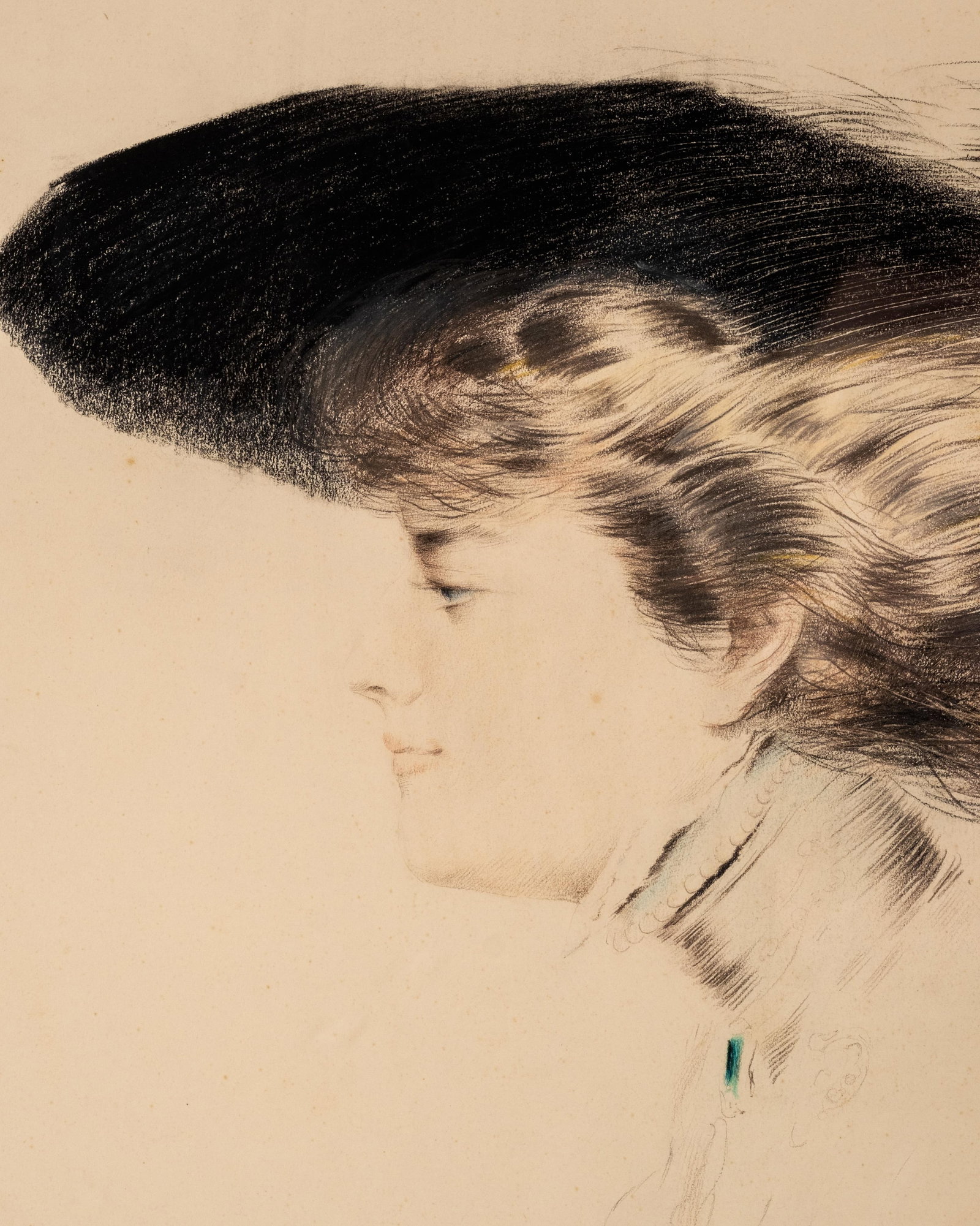 Paul-César Helleu (French, 1859–1927) Enhanced Drypoint Etching - 5