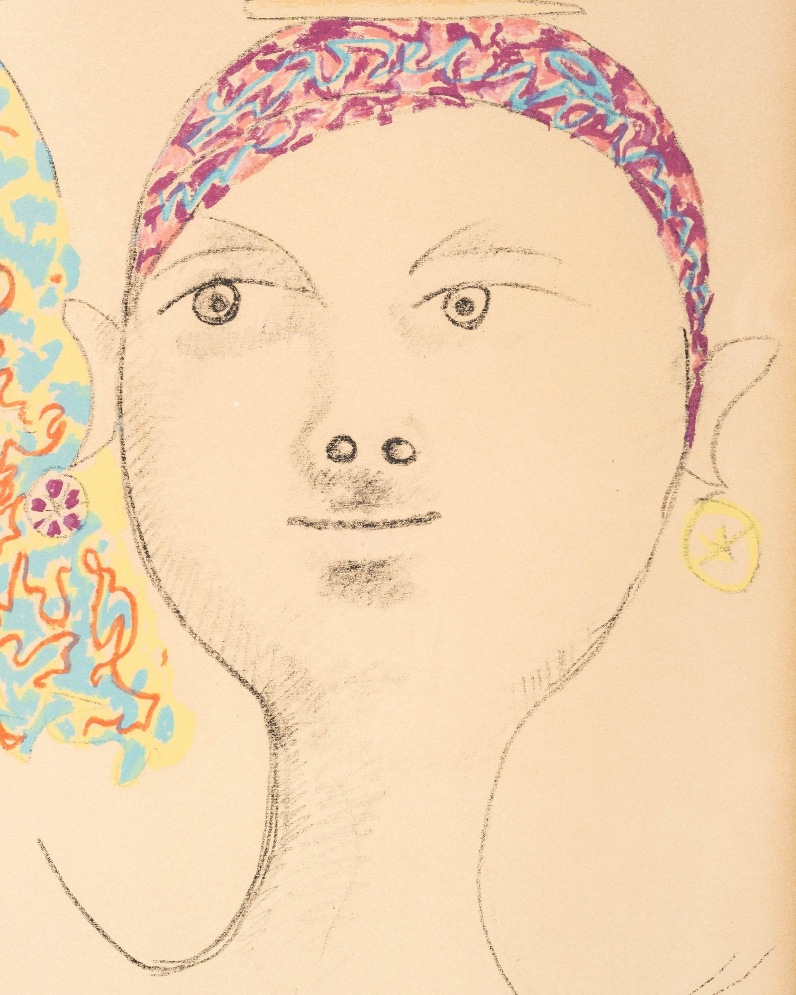 No Reserve: Jean Cocteau Signed 'Flowers' Color Lithograph, Mourlot, 145/150 - 7