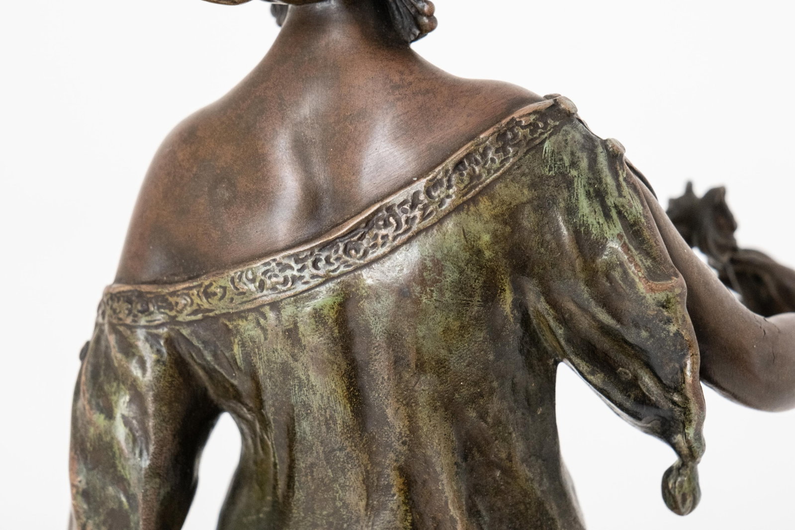 Andor Ruff Tall Signed Art Nouveau Bronze Sculpture, circa 1925 - 11