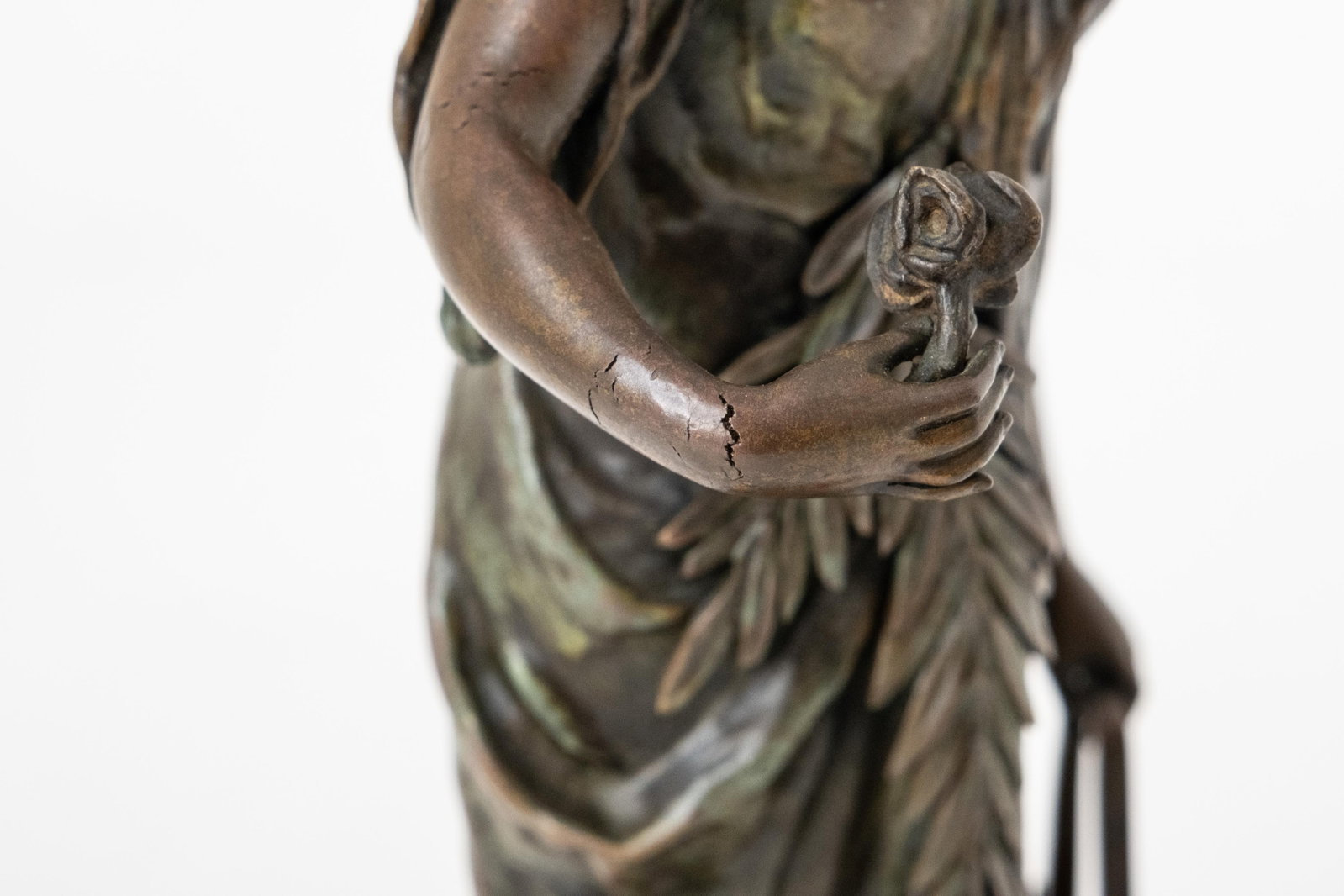 Andor Ruff Tall Signed Art Nouveau Bronze Sculpture, circa 1925 - 9