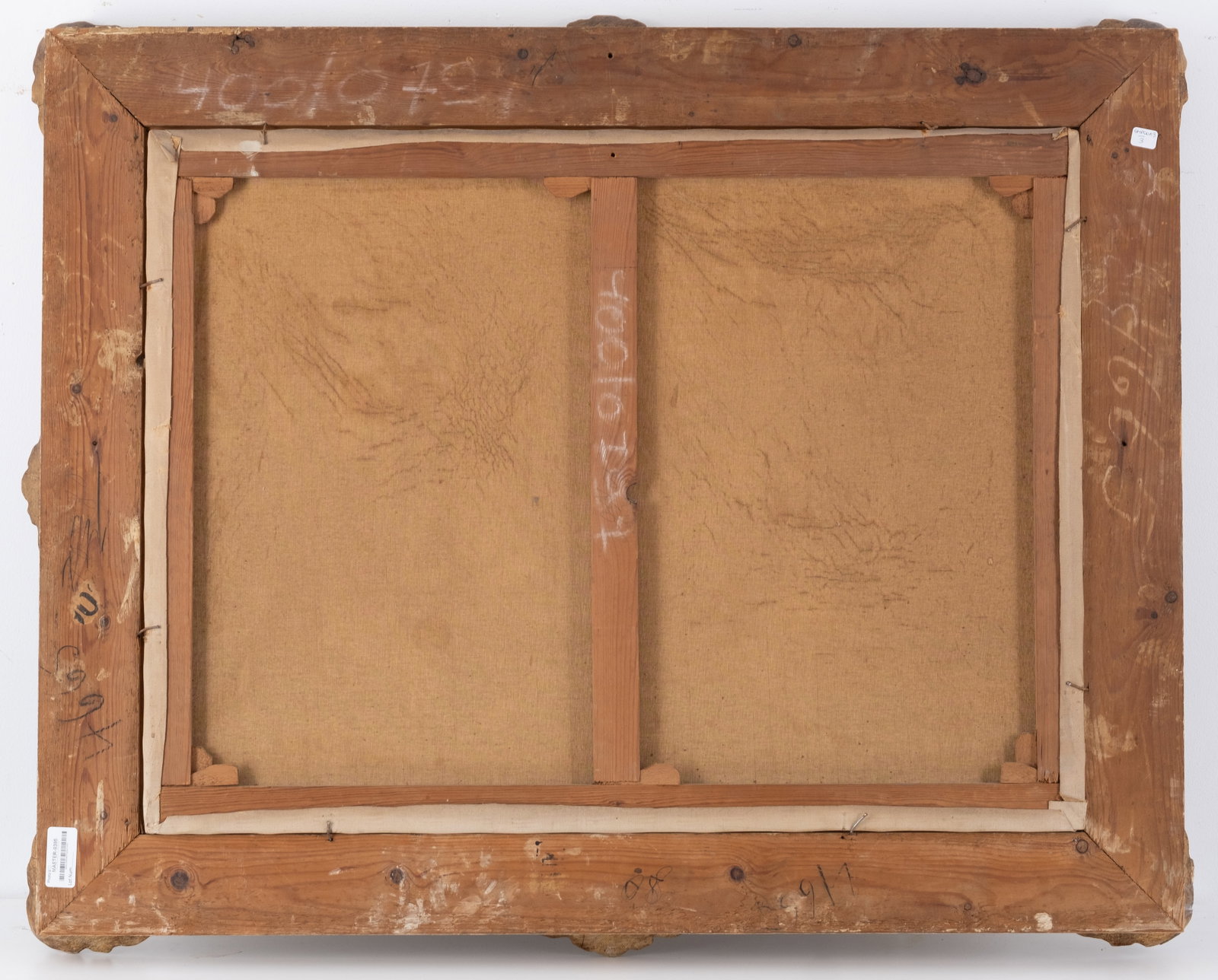 Belgian School Signed 1951 'Dredging at the Port of Antwerp' Oil Painting - 3