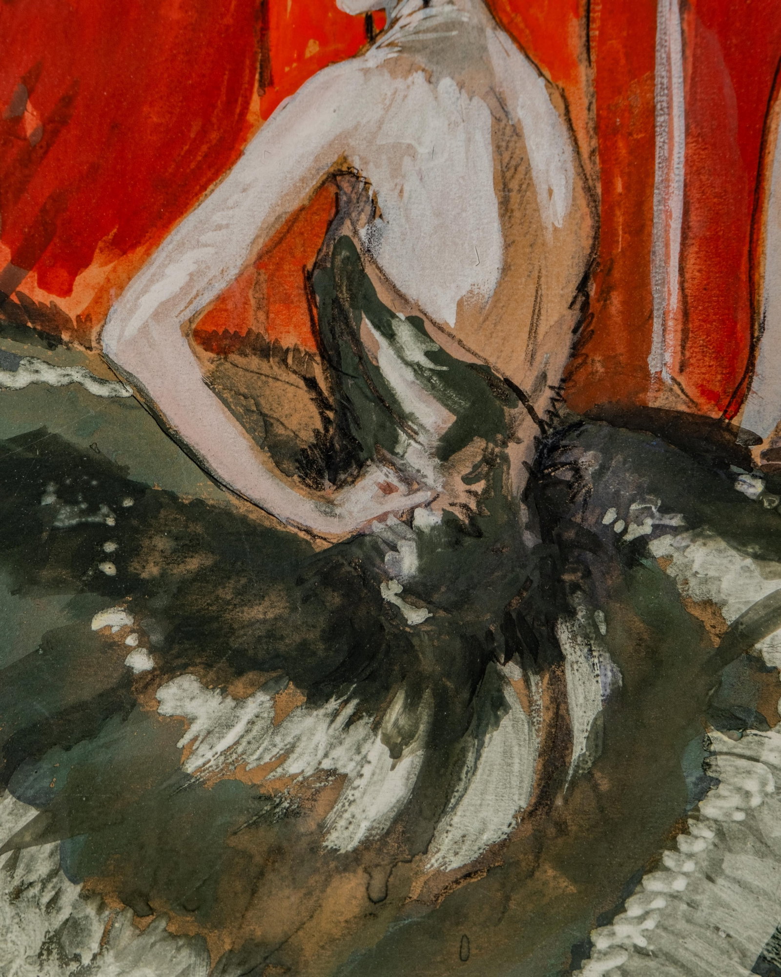 Jean-Gabriel Domergue Important Gouache Watercolor Painting w. Prov., Signed - 7
