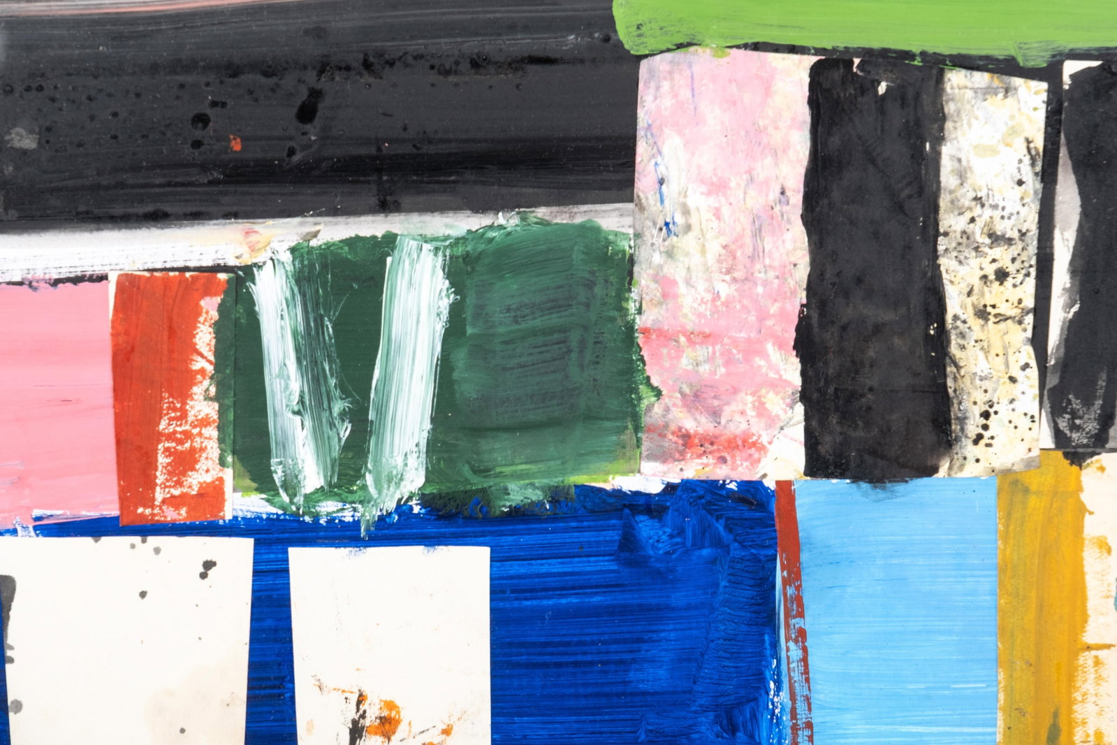 No Reserve: Alfred Leslie Signed Abstract Expressionist Oil Painting and Collage on Canvas, 1959 - 4