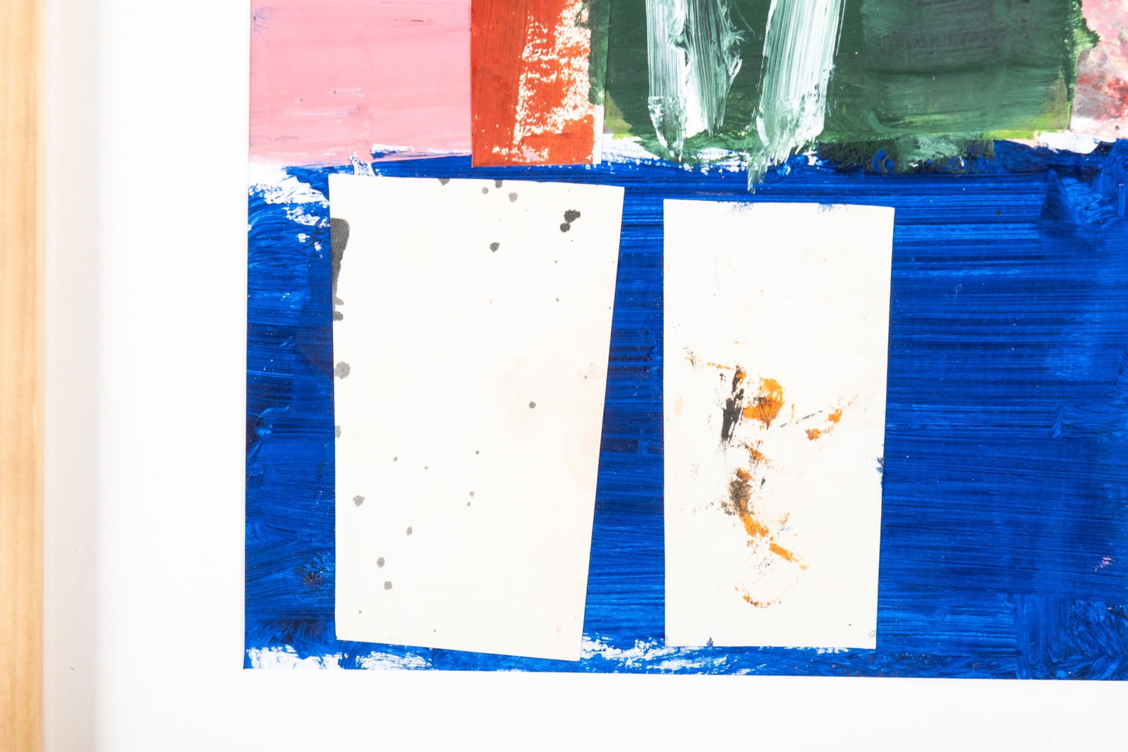 No Reserve: Alfred Leslie Signed Abstract Expressionist Oil Painting and Collage on Canvas, 1959 - 5