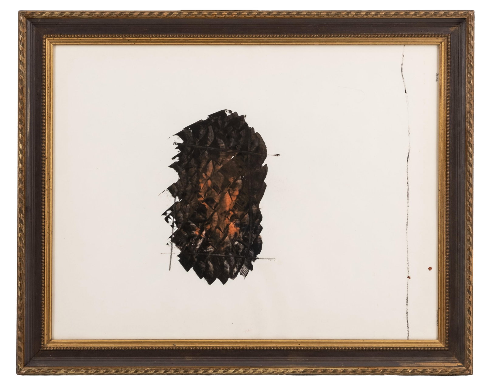 No Reserve: Antonio Palou Signed Abstract painting Acrylic Enhanced with Gouache, 20th Century (1 of 6)